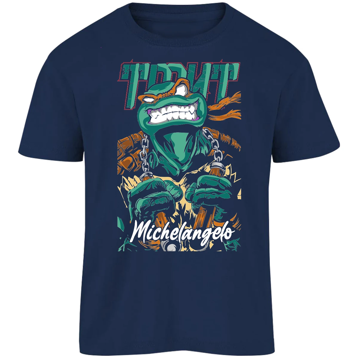 Playera Es De Series Y Peliculas Mickey Tmnt para Niño 15