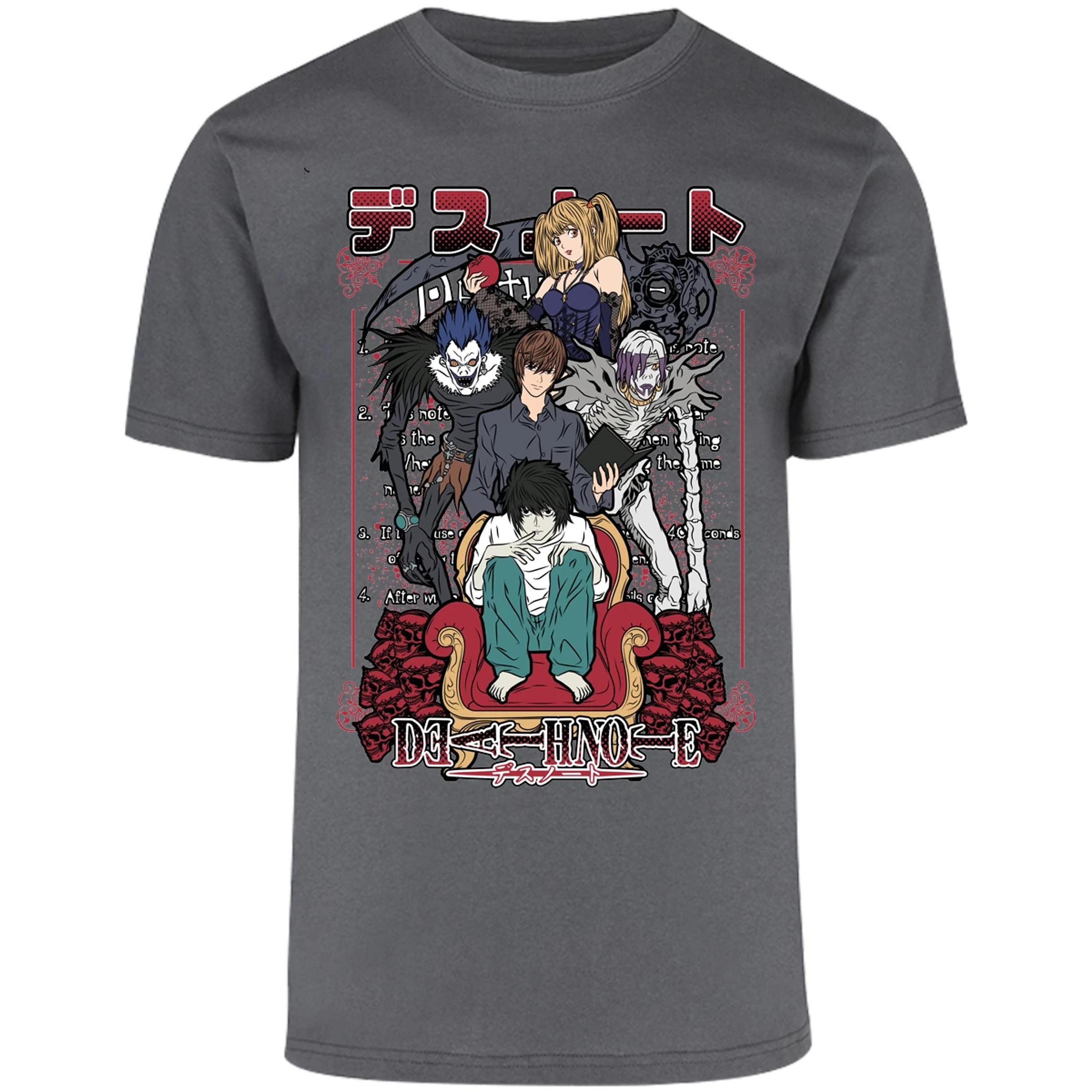 Playera Dragon Ball Death Note Anime para Adulto 1