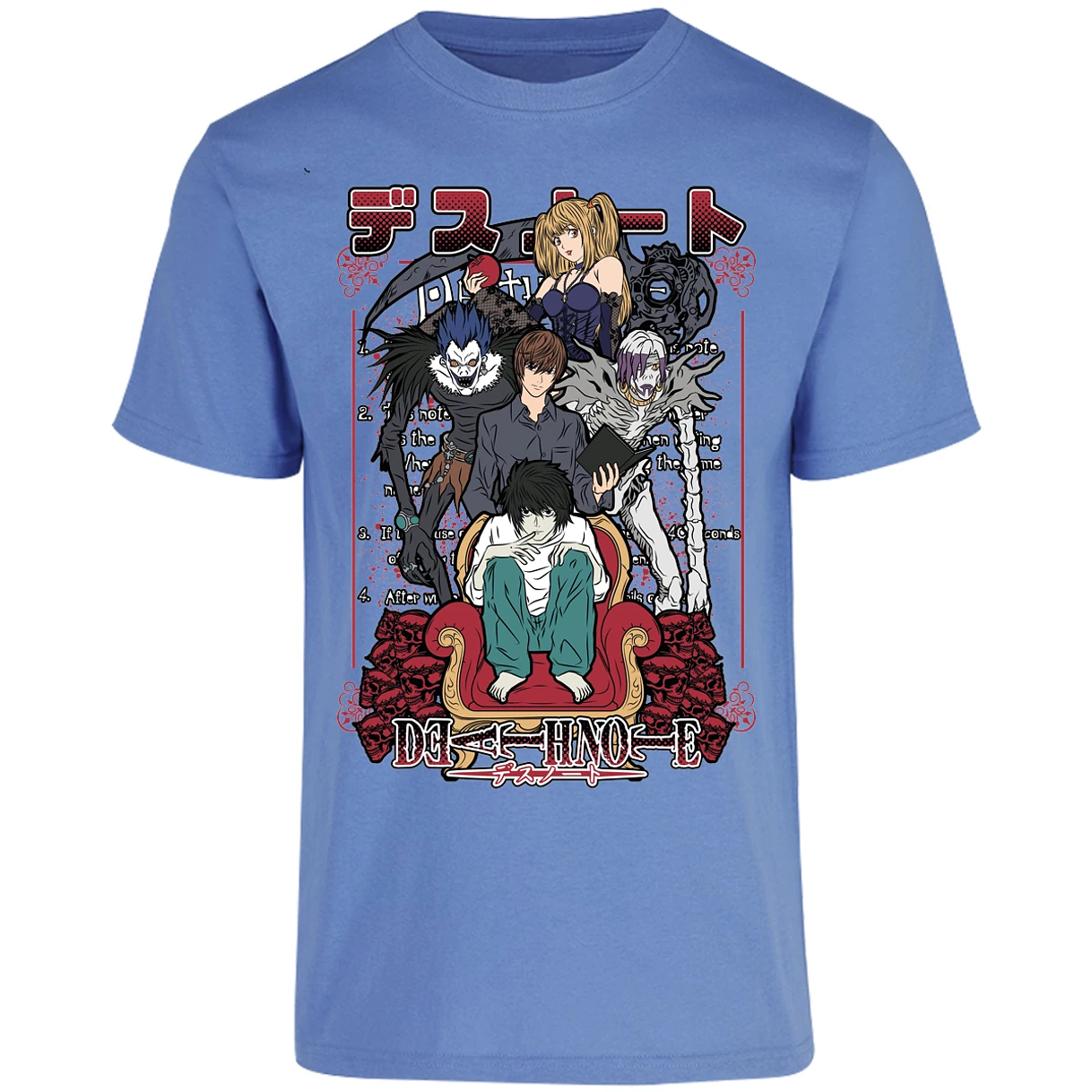 Playera Dragon Ball Death Note Anime para Adulto 12