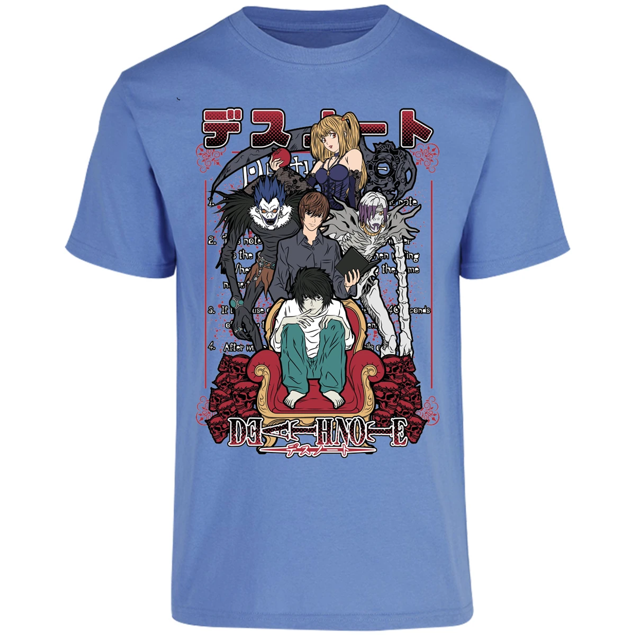 Playera Dragon Ball Death Note Anime para Adulto 12