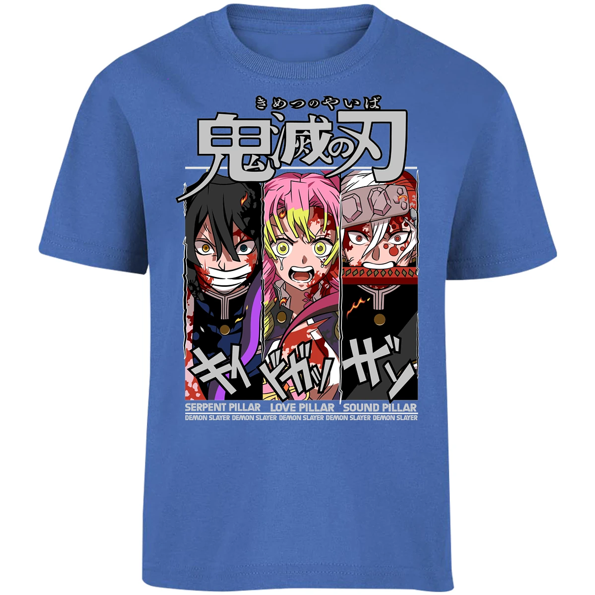 Playera Demon Slayer Iguro Mitsuri Uzui para Niño 5