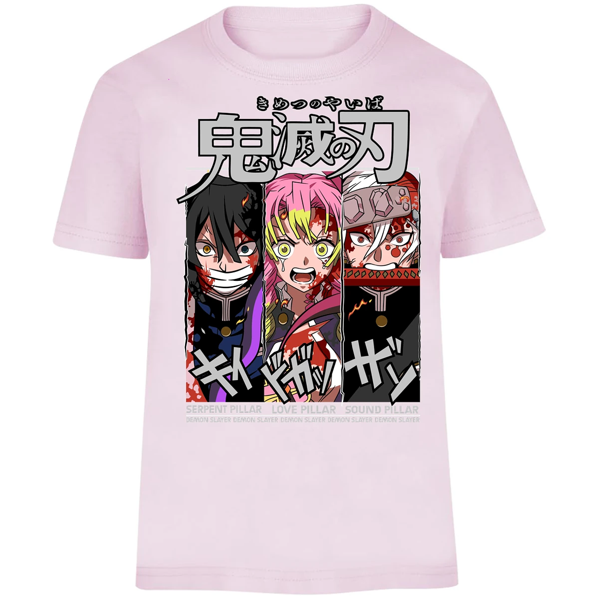 Playera Demon Slayer Iguro Mitsuri Uzui para Niño 3