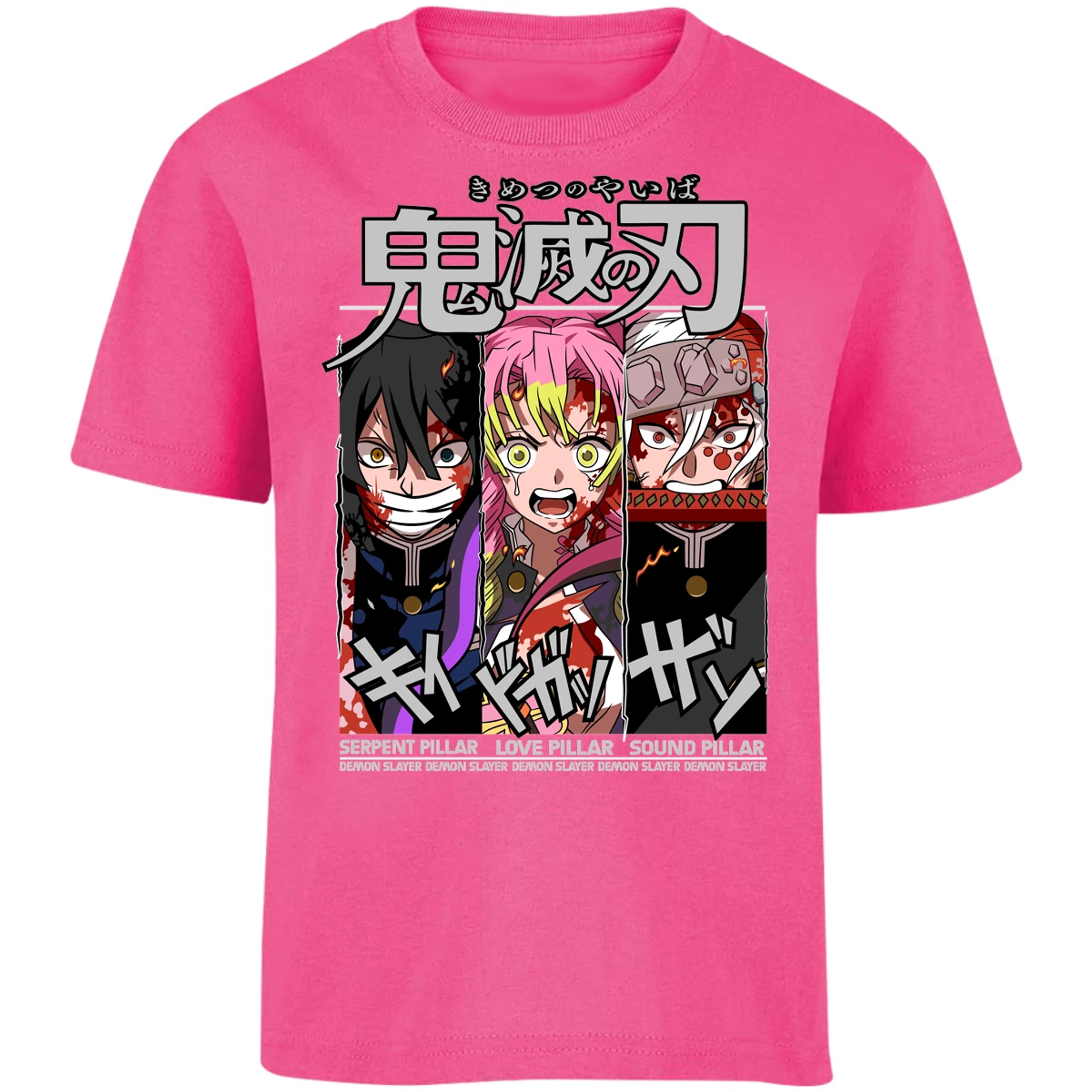 Playera Demon Slayer Iguro Mitsuri Uzui para Niño 2
