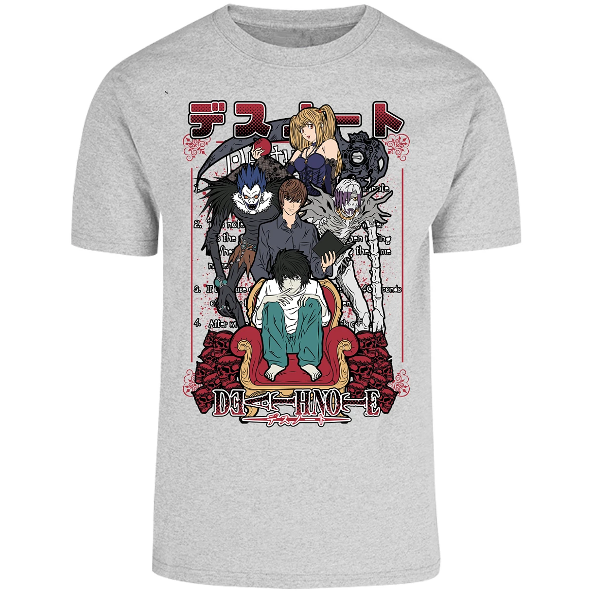 Playera Dragon Ball Death Note Anime para Adulto 10