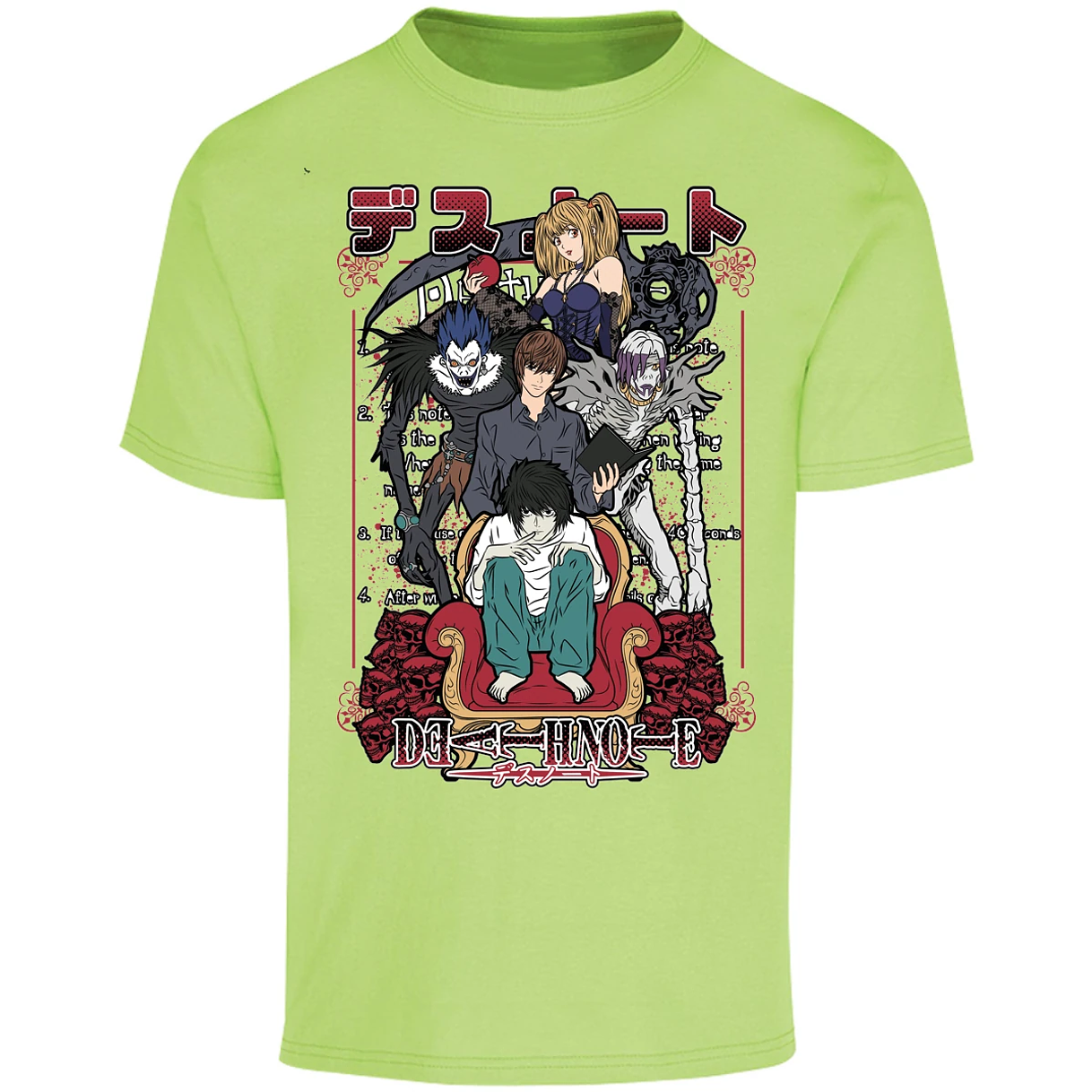 Playera Dragon Ball Death Note Anime para Adulto 13