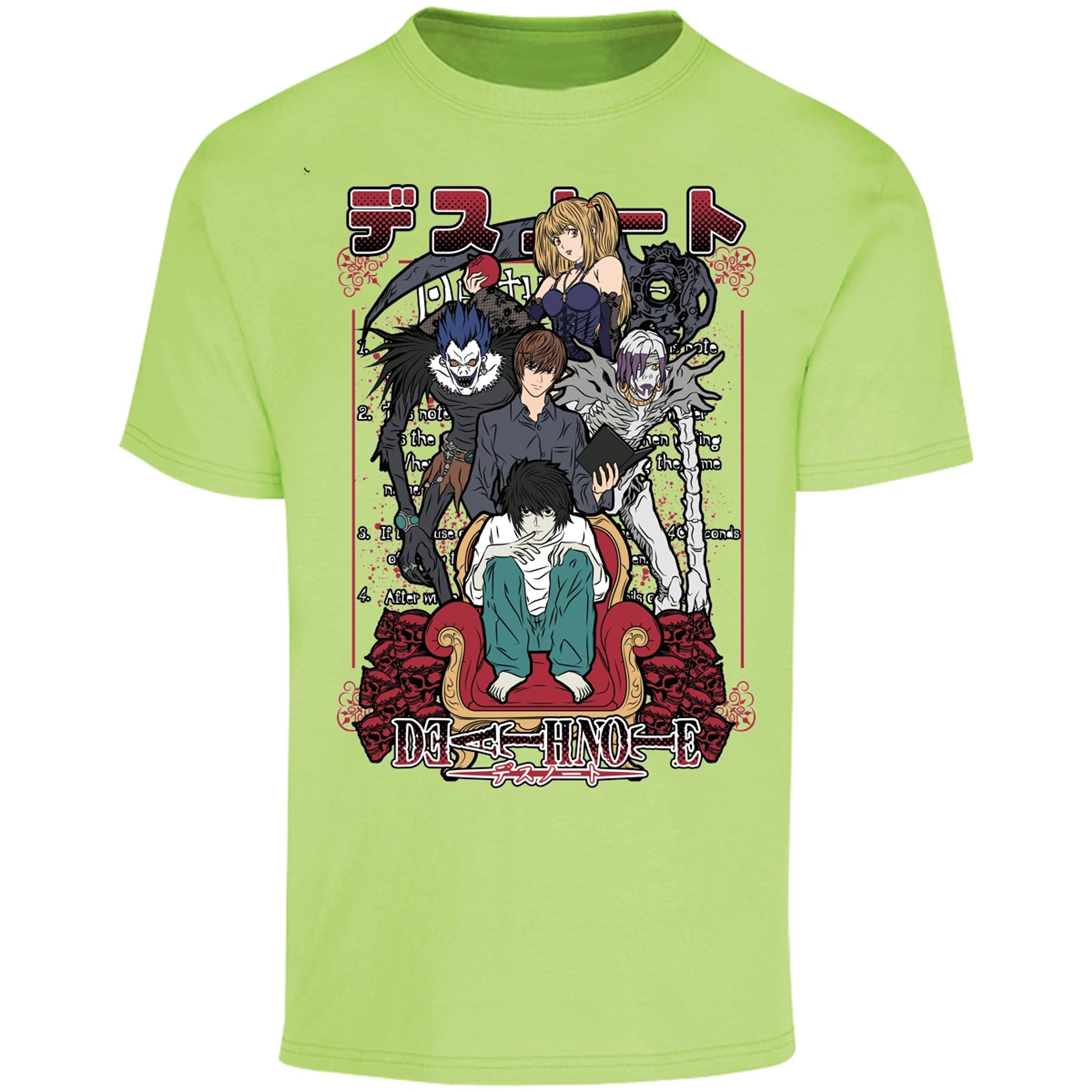 Playera Dragon Ball Death Note Anime para Adulto 13