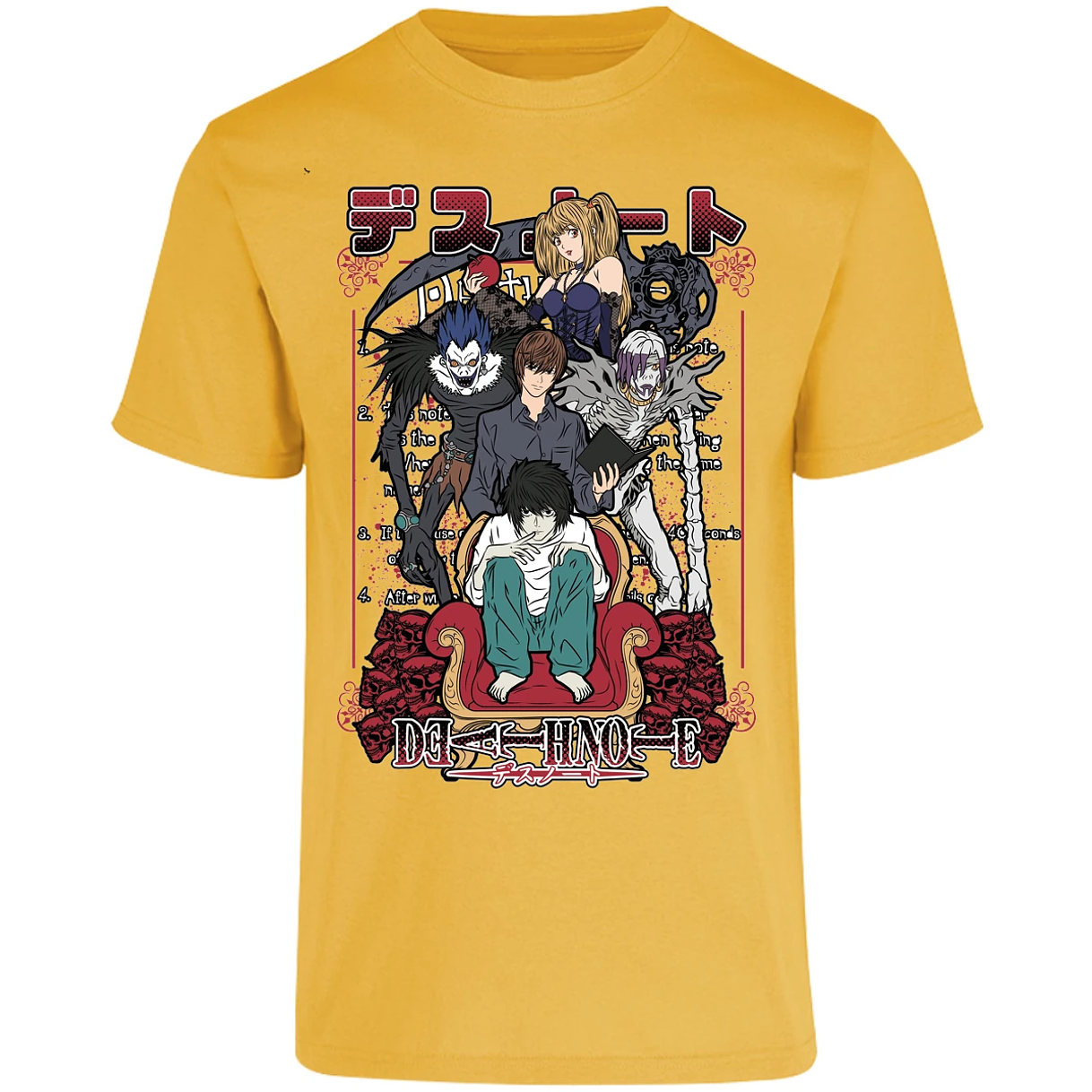 Playera Dragon Ball Death Note Anime para Adulto 9