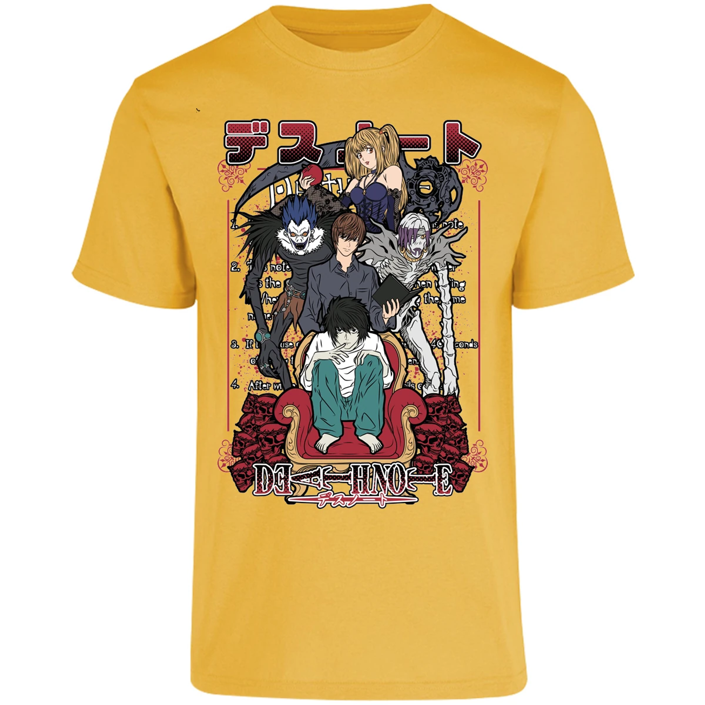 Playera Dragon Ball Death Note Anime para Adulto 9