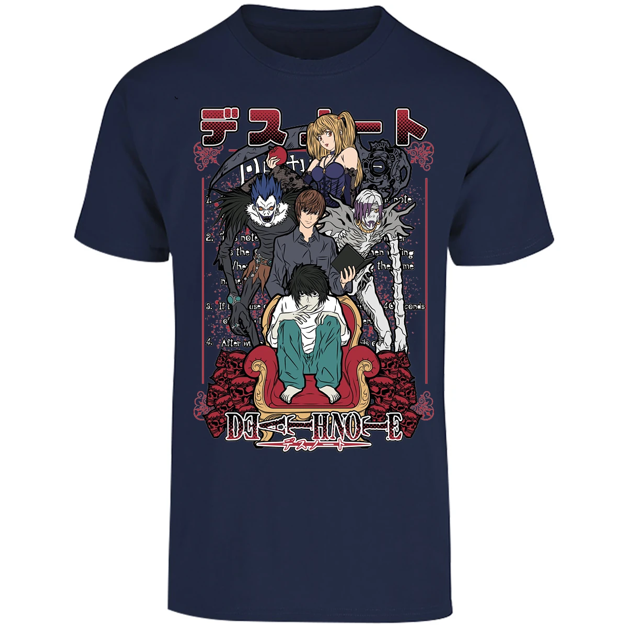 Playera Dragon Ball Death Note Anime para Adulto 16