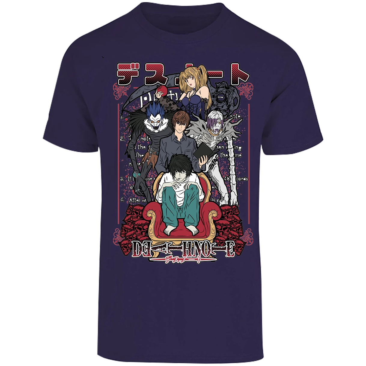 Playera Dragon Ball Death Note Anime para Adulto 21