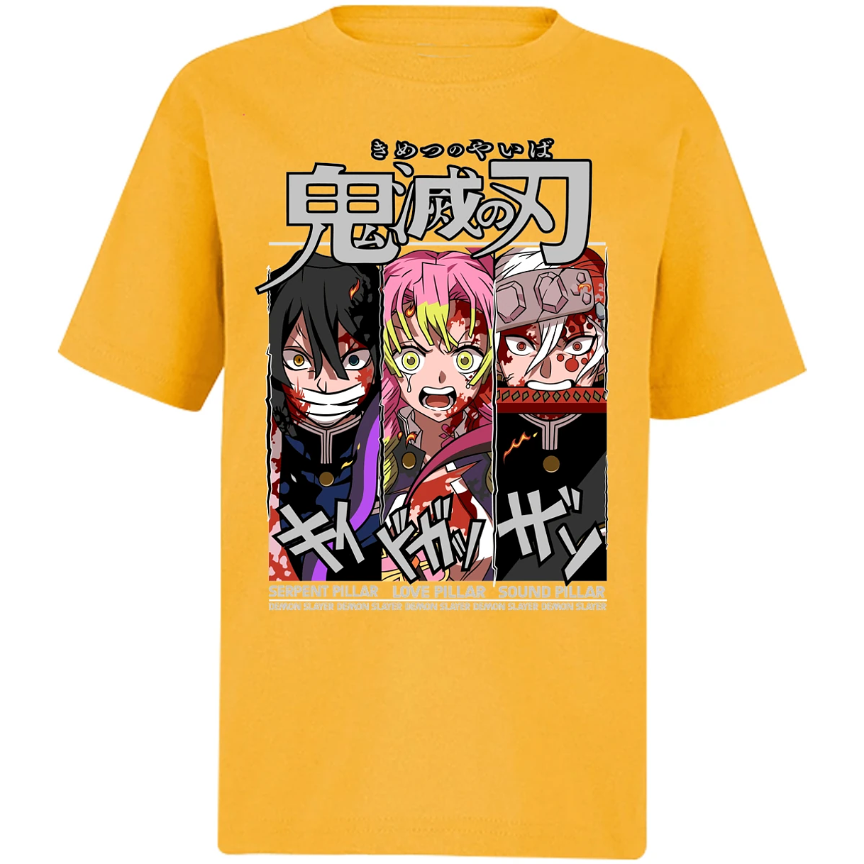 Playera Demon Slayer Iguro Mitsuri Uzui para Niño 14