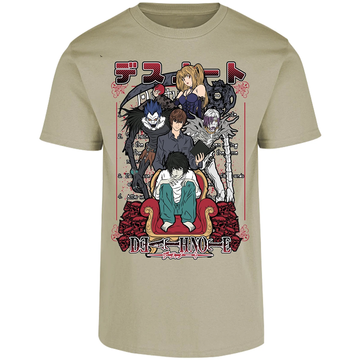 Playera Dragon Ball Death Note Anime para Adulto 27