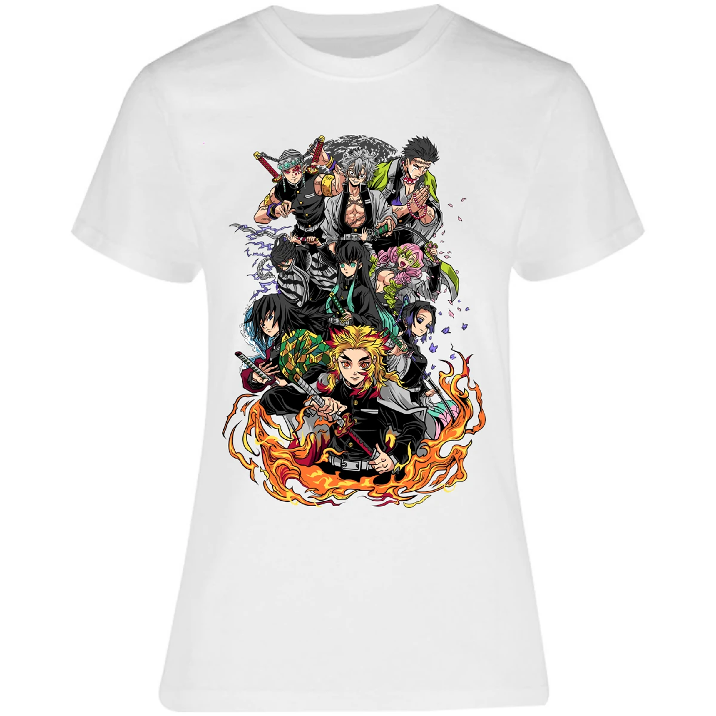 Blusa Demon Slayer Pilares Kimetsu Blusa para Mujer 15