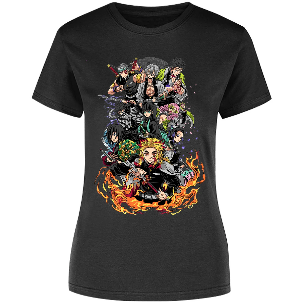 Blusa Demon Slayer Pilares Kimetsu Blusa para Mujer 7