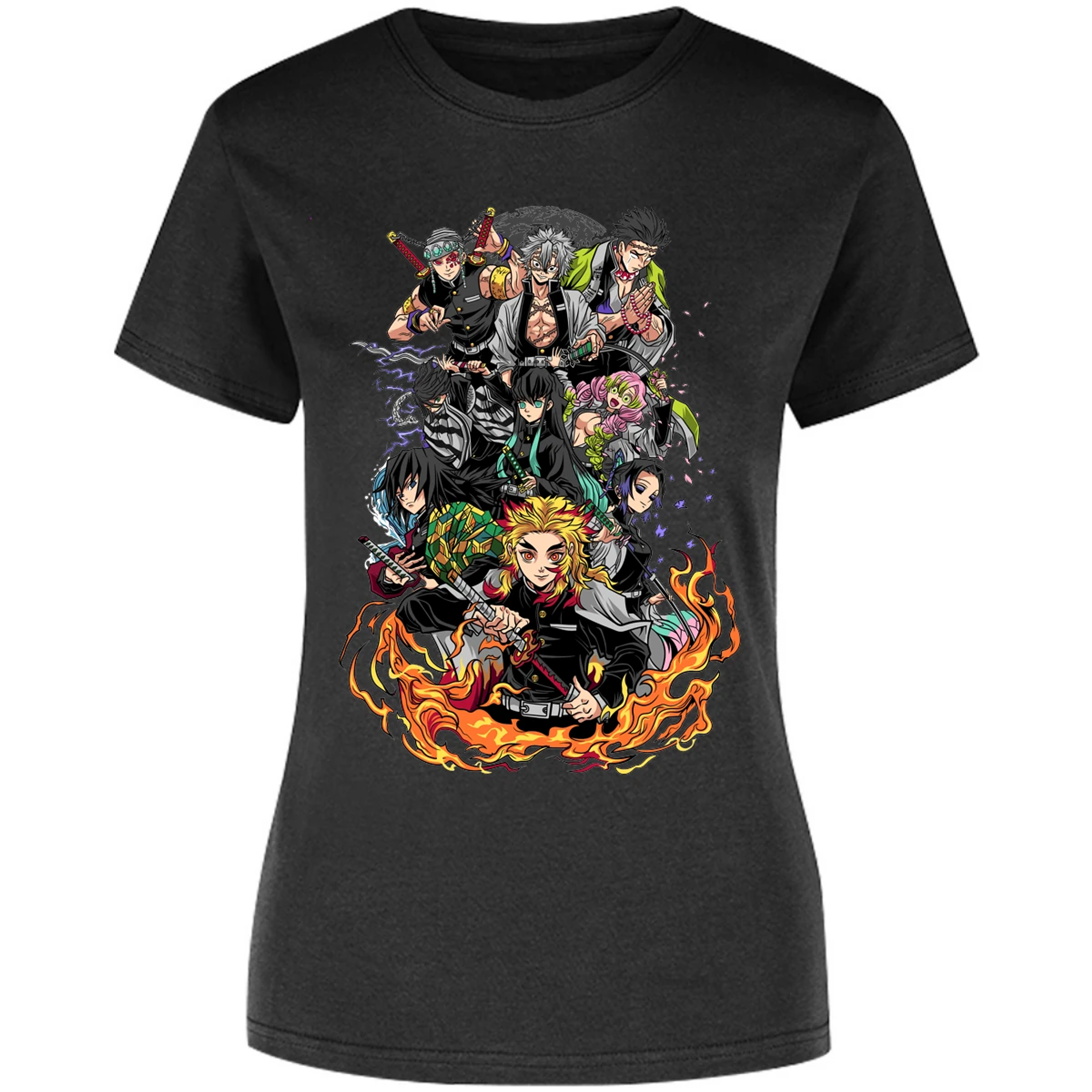 Blusa Demon Slayer Pilares Kimetsu Blusa para Mujer 7
