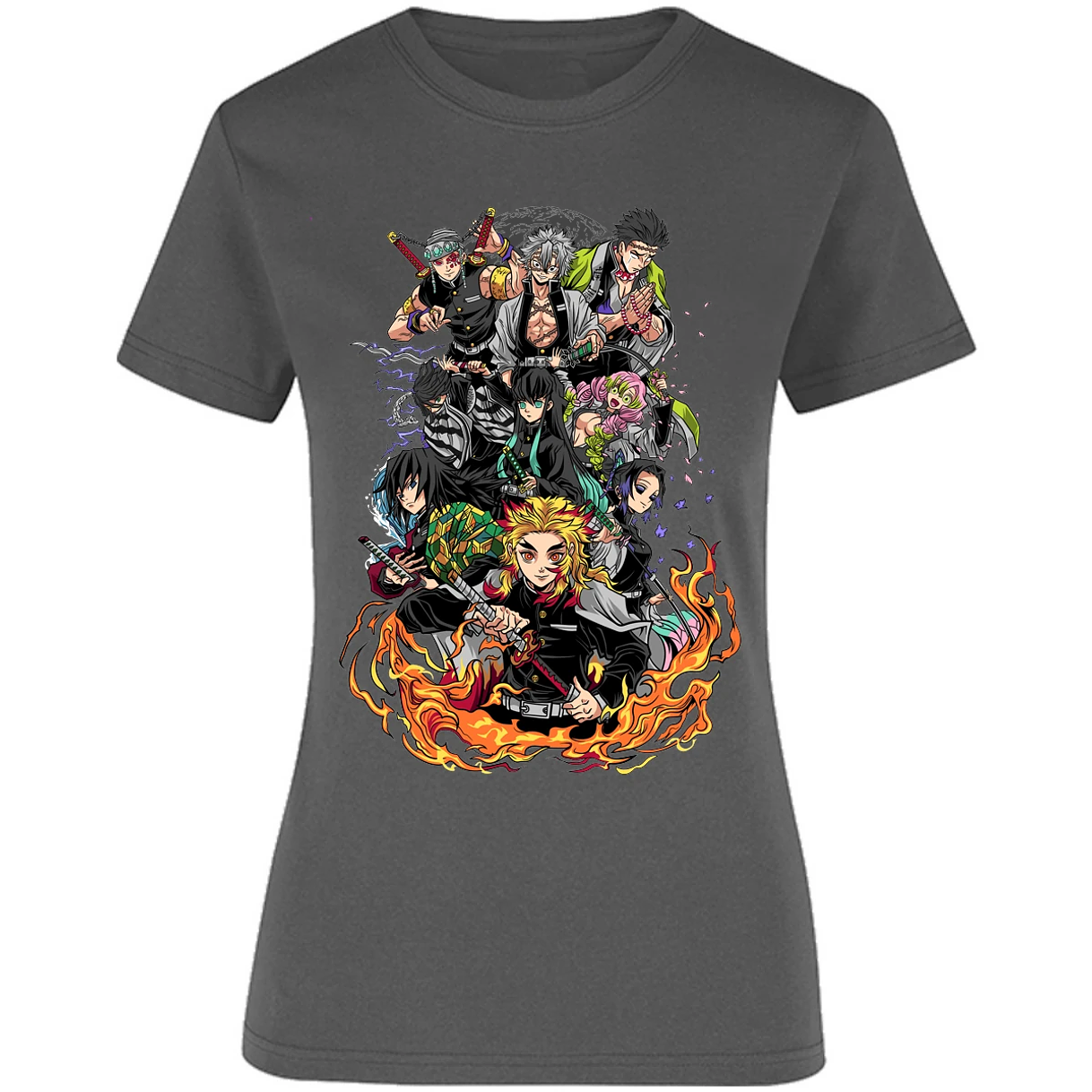 Blusa Demon Slayer Pilares Kimetsu Blusa para Mujer 4