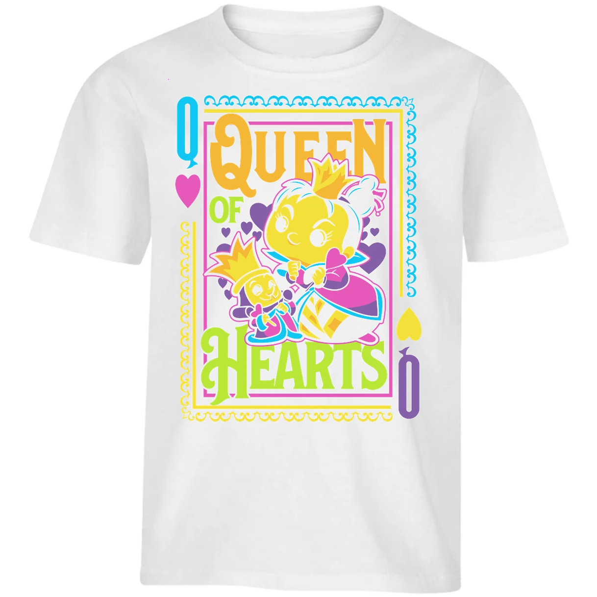 Playera Disney Queen Hearts Funko para Niño 10