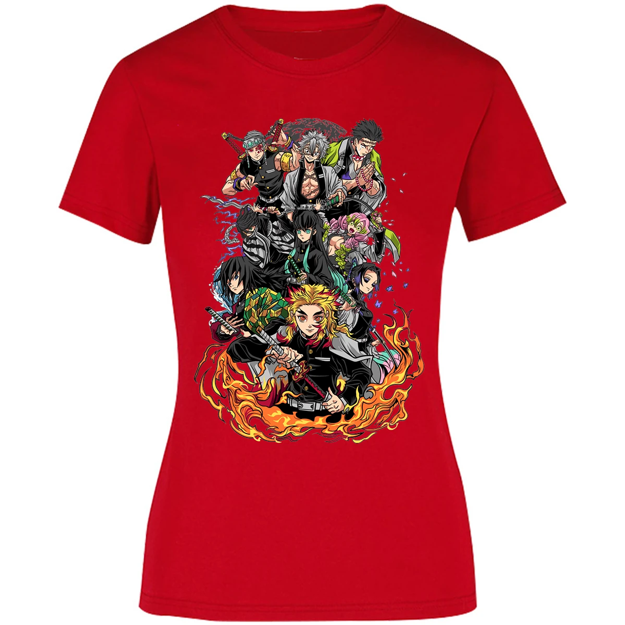 Blusa Demon Slayer Pilares Kimetsu Blusa para Mujer 11