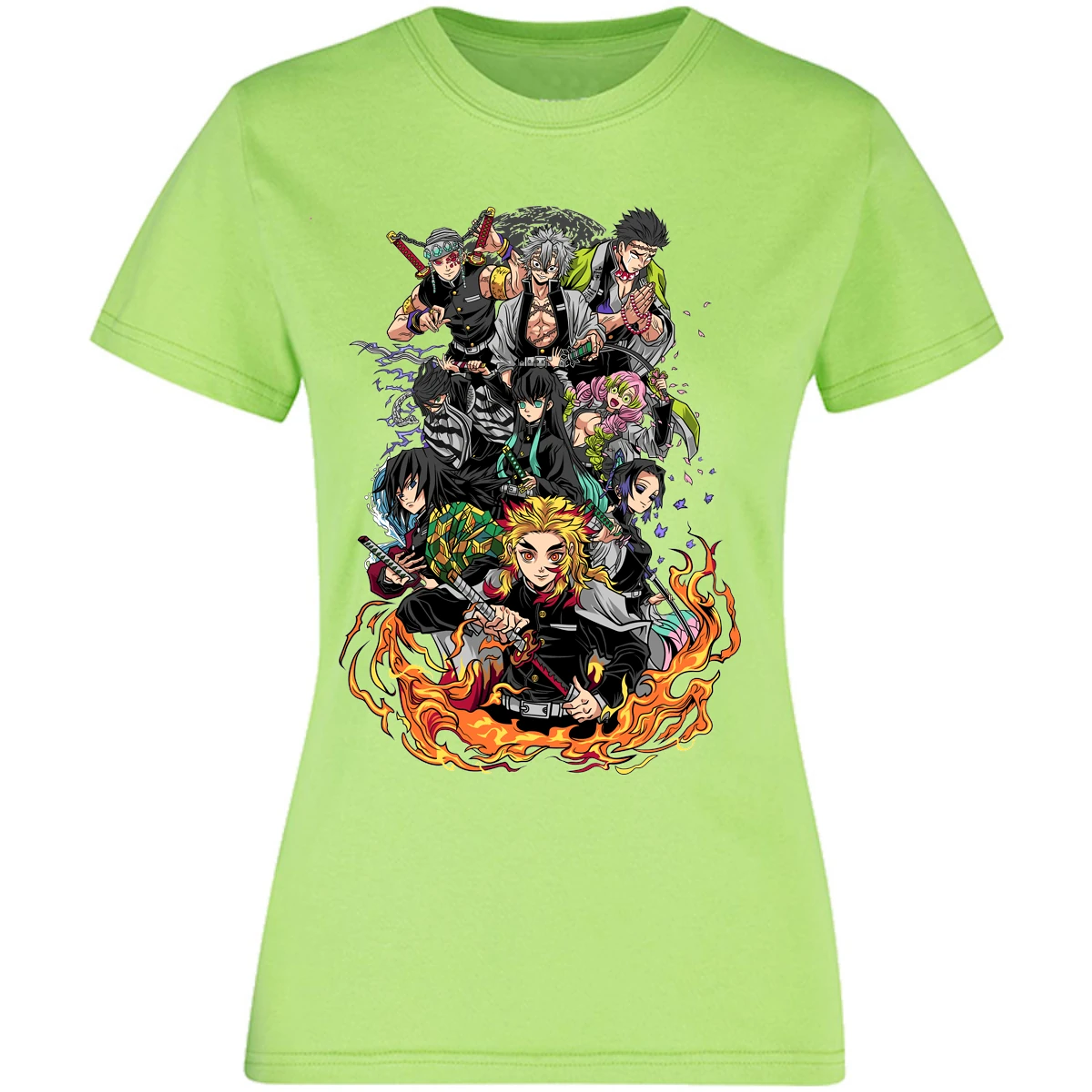 Blusa Demon Slayer Pilares Kimetsu Blusa para Mujer 14