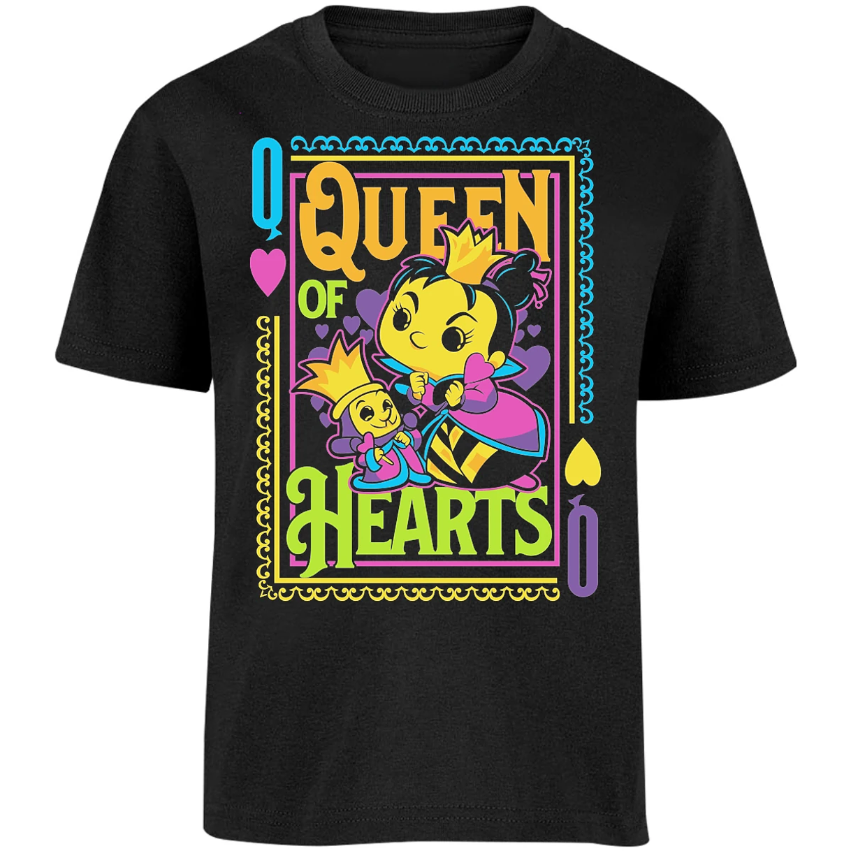 Playera Disney Queen Hearts Funko para Niño 3
