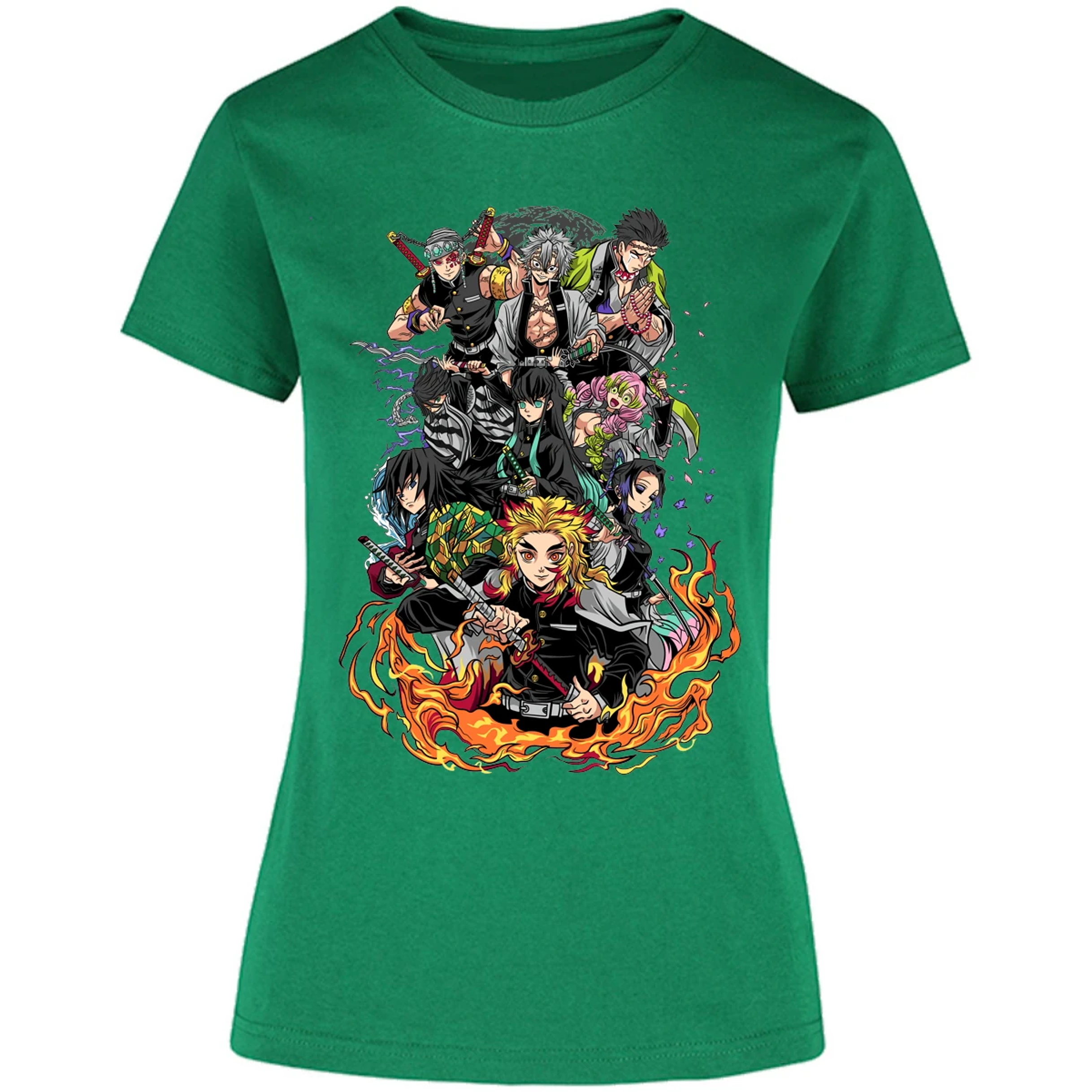 Blusa Demon Slayer Pilares Kimetsu Blusa para Mujer 6