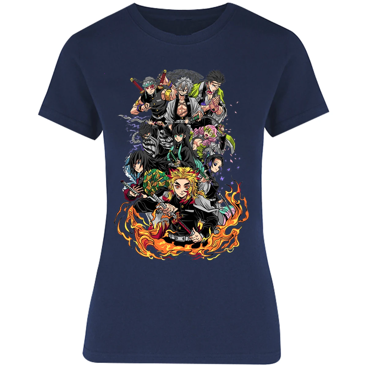 Blusa Demon Slayer Pilares Kimetsu Blusa para Mujer 2