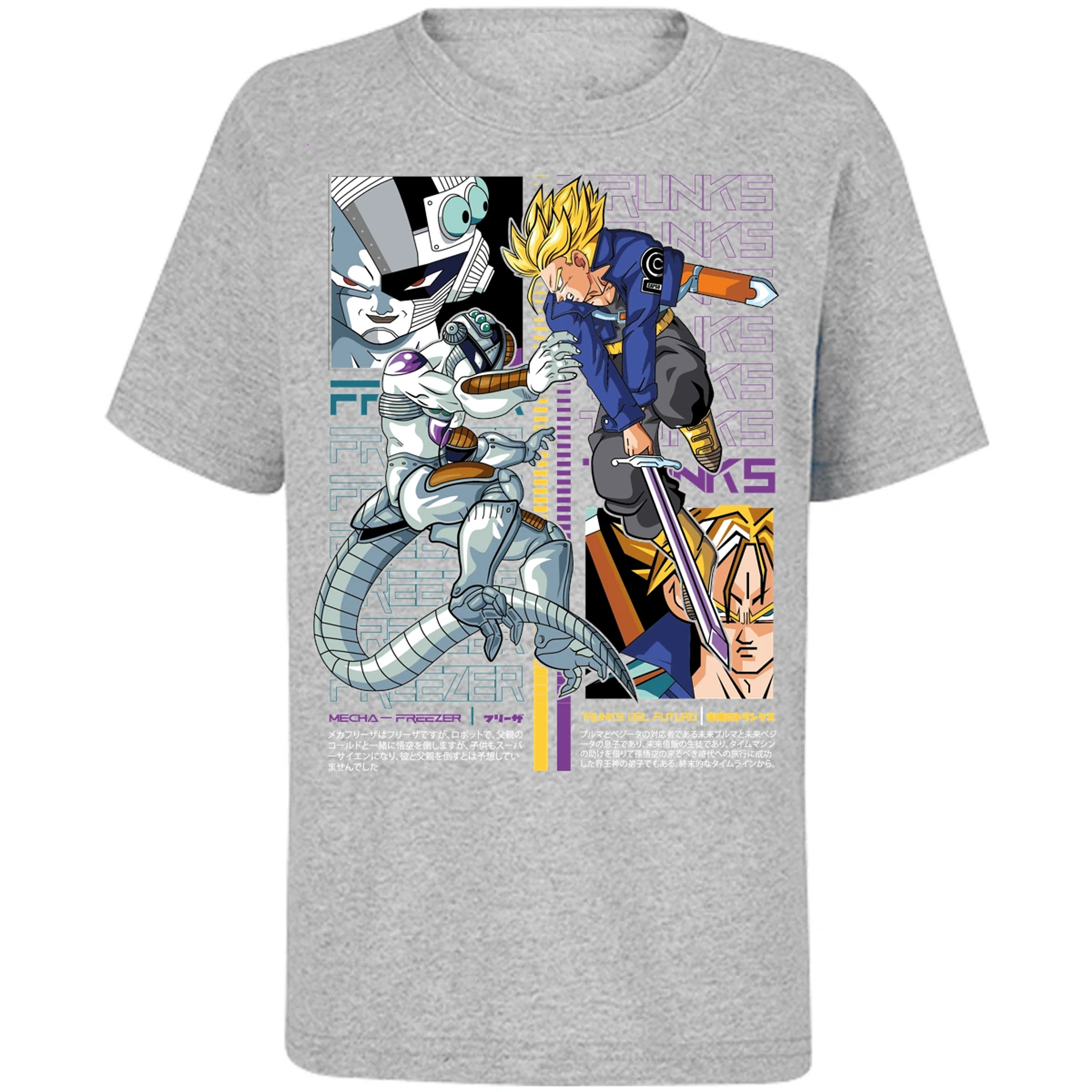 Playera Dragon Ball Trunks Vs Freezer para Niño 3
