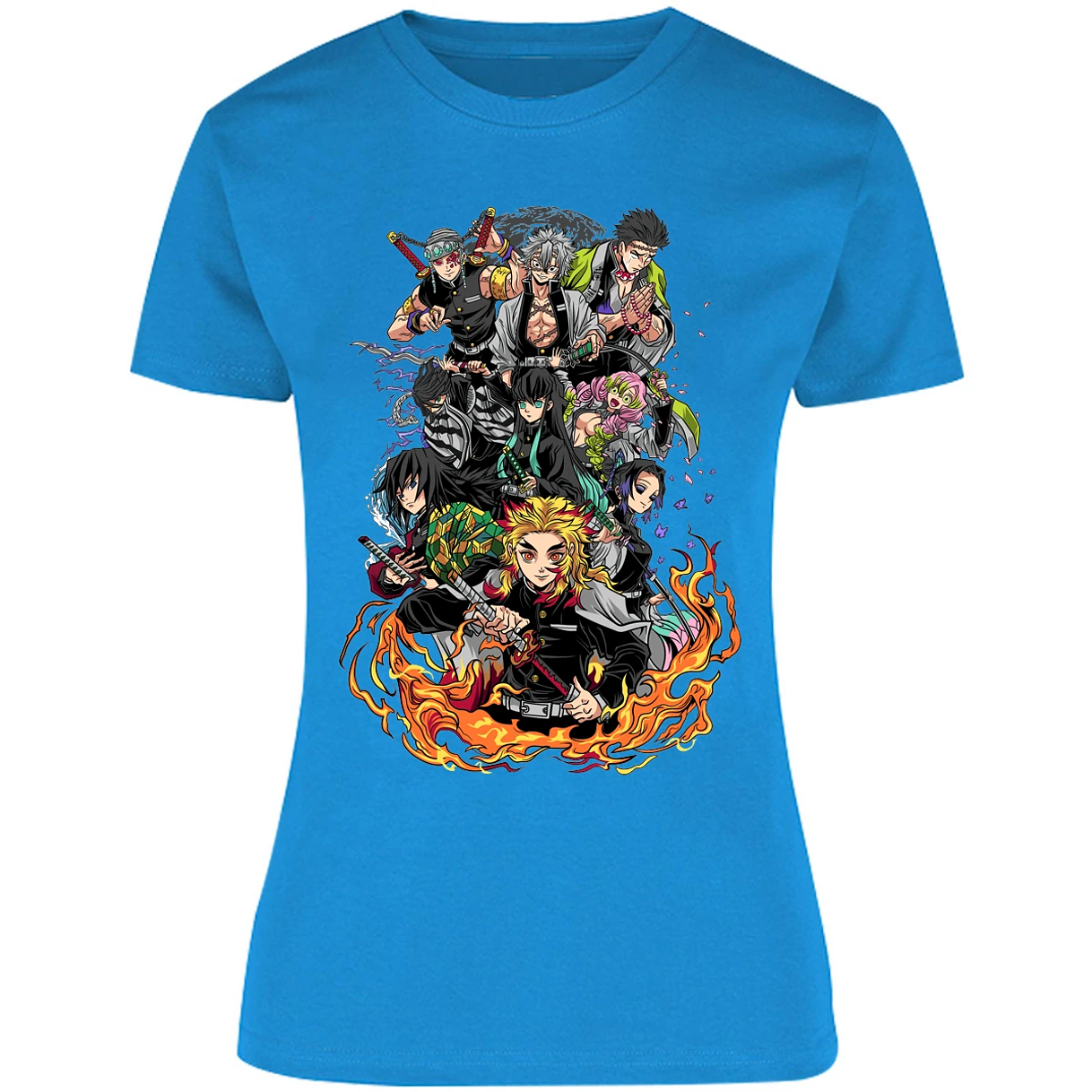 Blusa Demon Slayer Pilares Kimetsu Blusa para Mujer 16