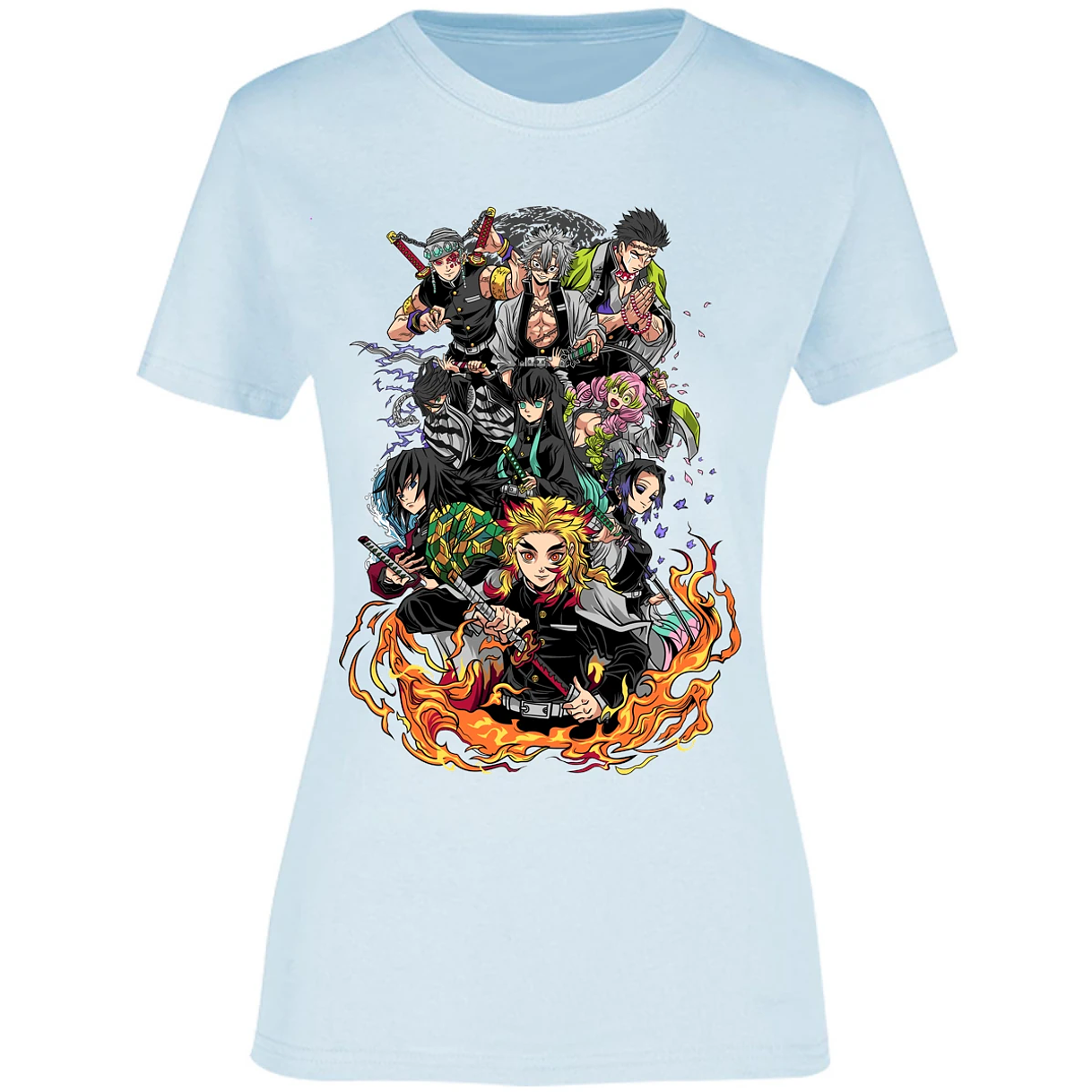 Blusa Demon Slayer Pilares Kimetsu Blusa para Mujer 1