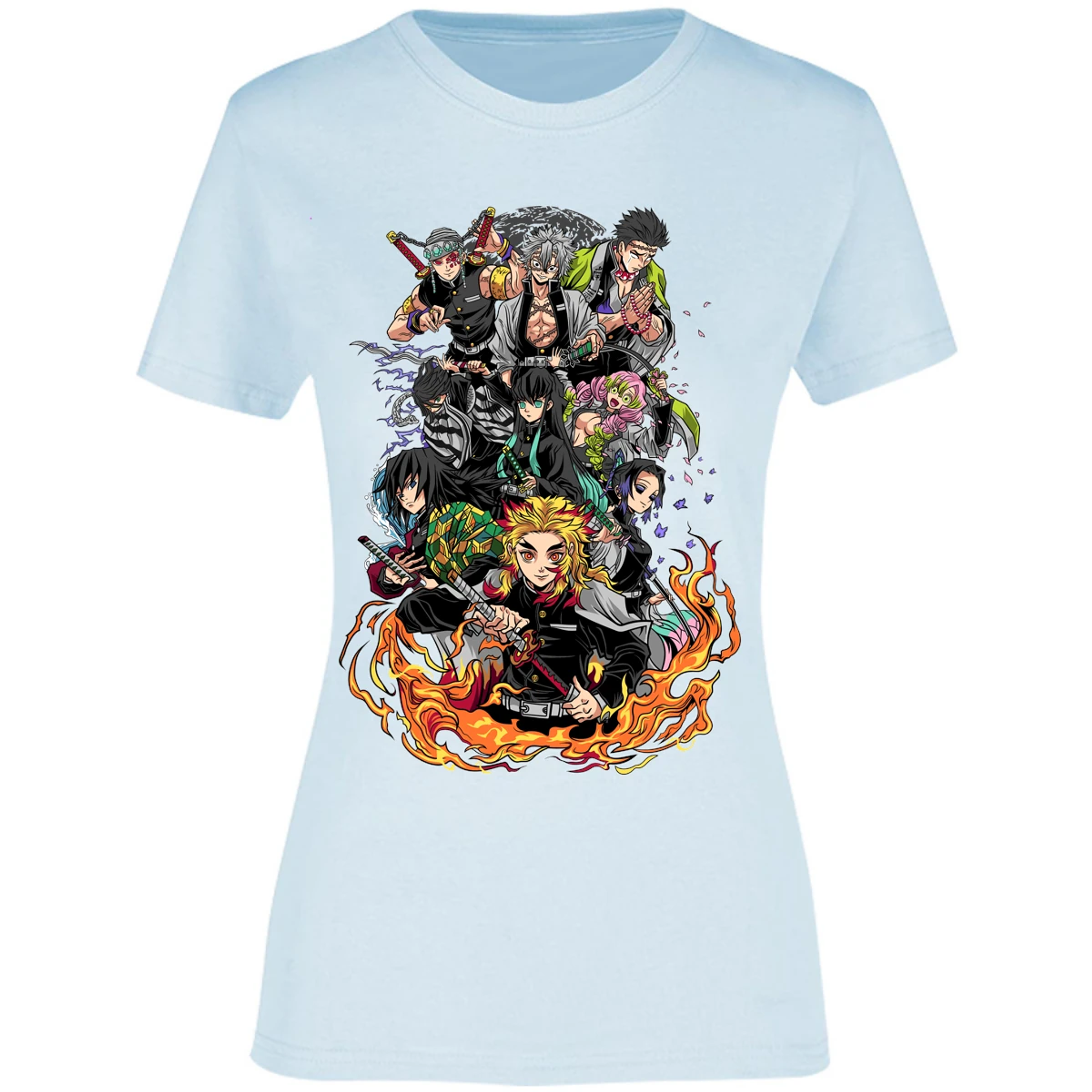 Blusa Demon Slayer Pilares Kimetsu Blusa para Mujer 1