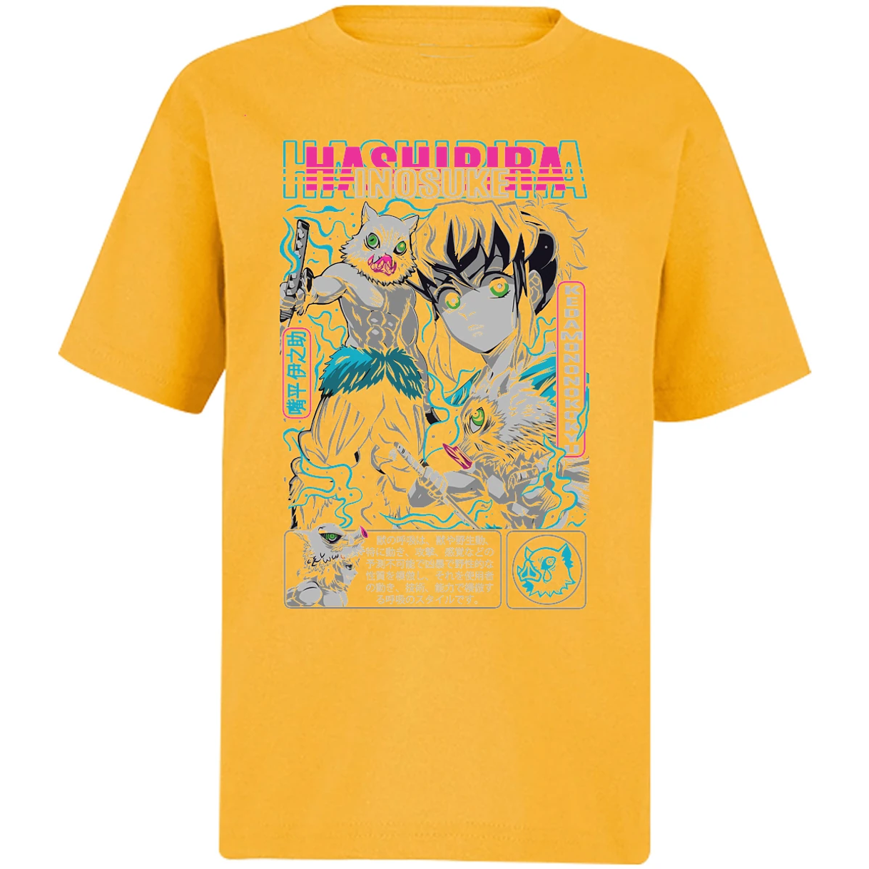 Playera Demon Slayer Inosuke para Niño 6