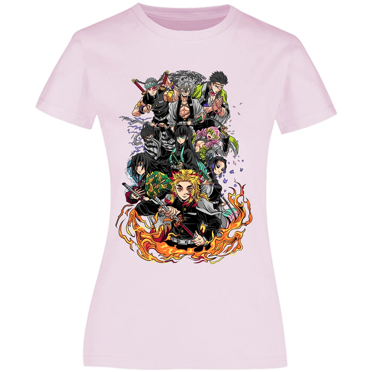 Blusa Demon Slayer Pilares Kimetsu Blusa para Mujer 3