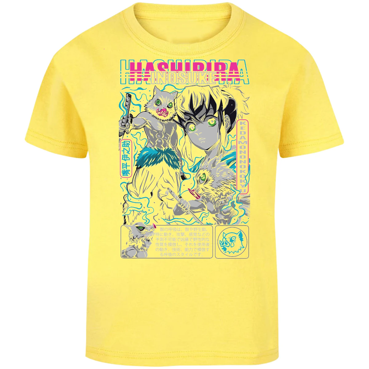 Playera Demon Slayer Inosuke para Niño 7