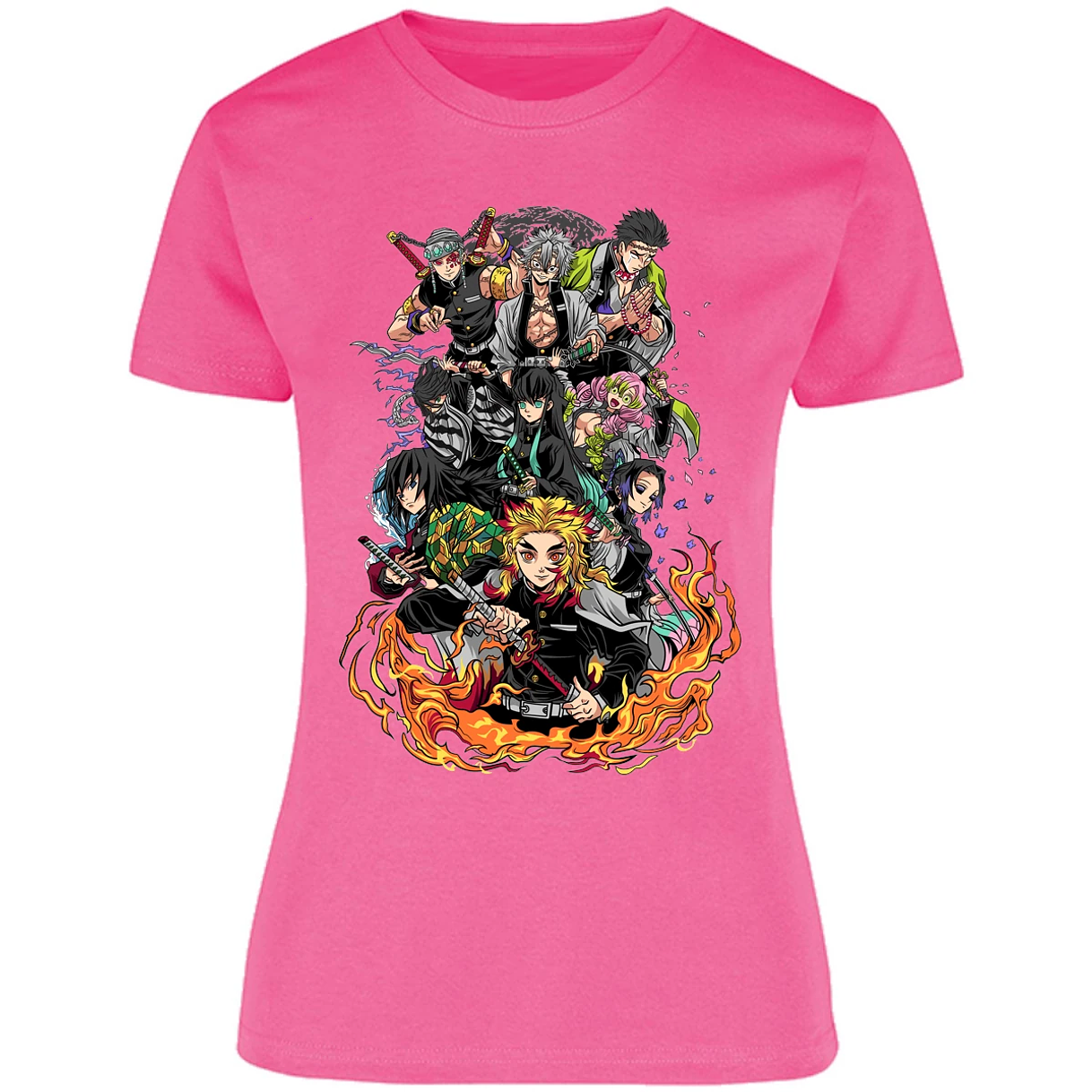 Blusa Demon Slayer Pilares Kimetsu Blusa para Mujer 13