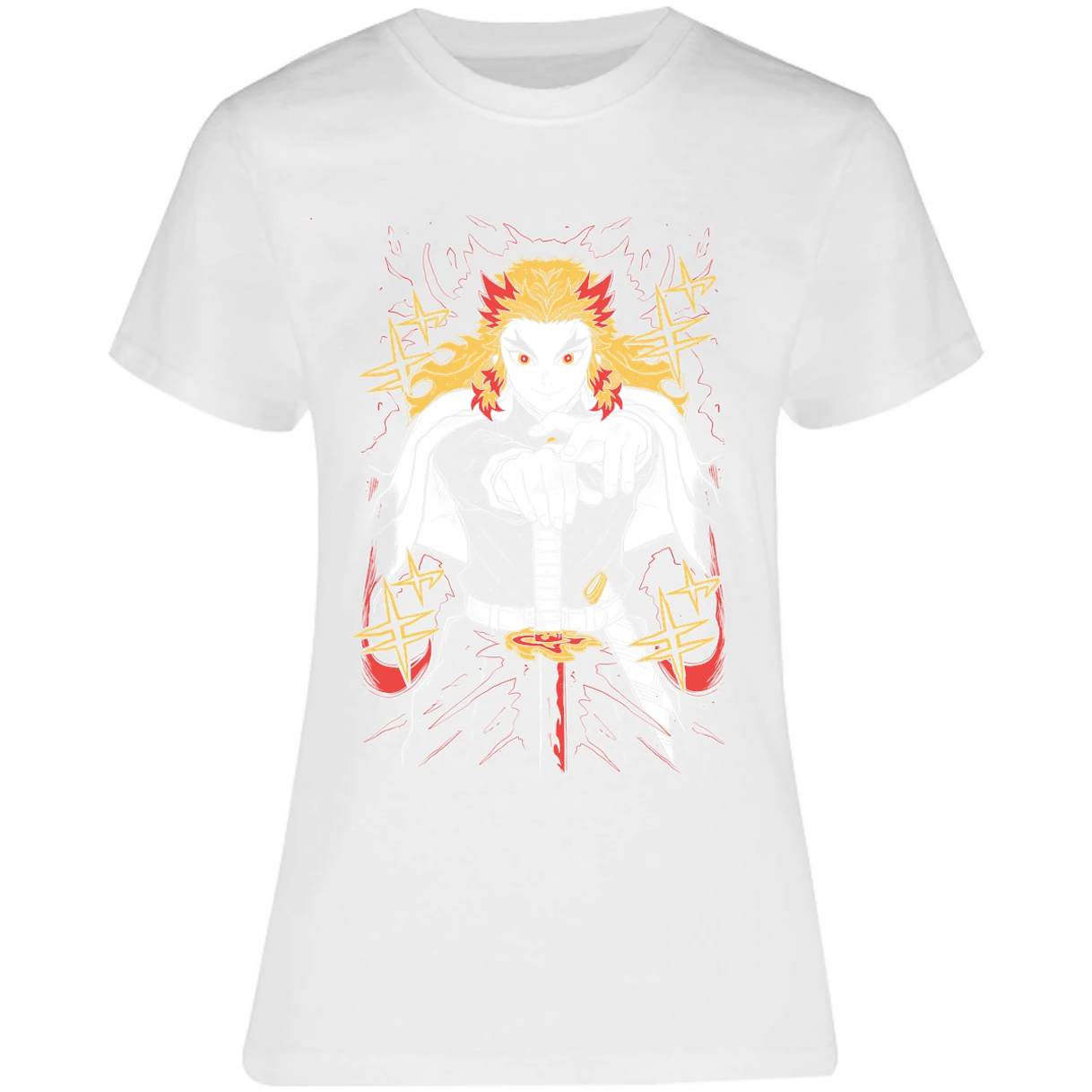 Blusa Demon Slayer Rengoku Blusa para Mujer 13