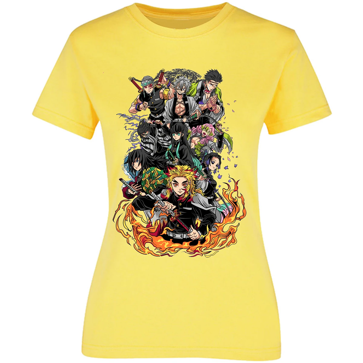 Blusa Demon Slayer Pilares Kimetsu Blusa para Mujer 17