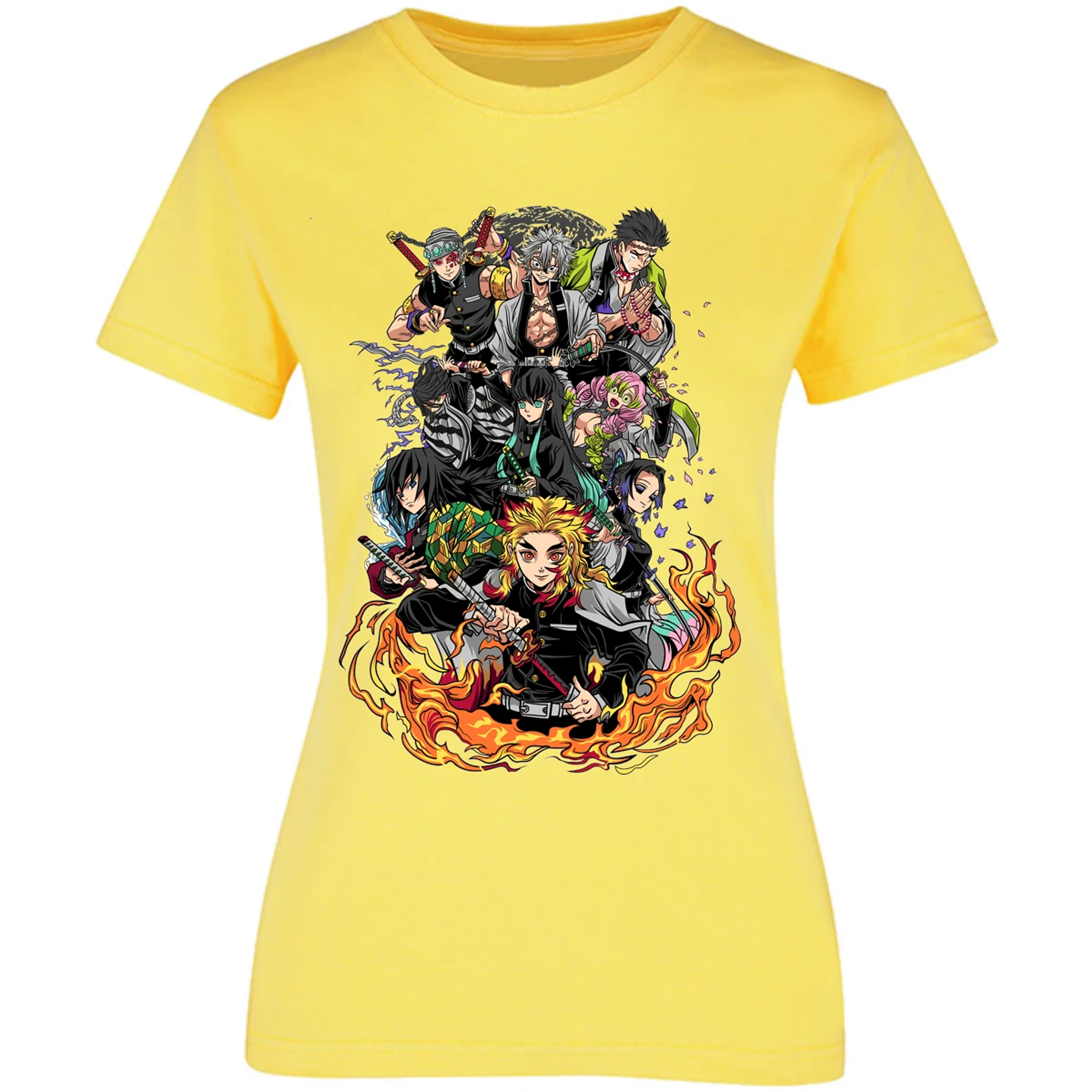 Blusa Demon Slayer Pilares Kimetsu Blusa para Mujer 17