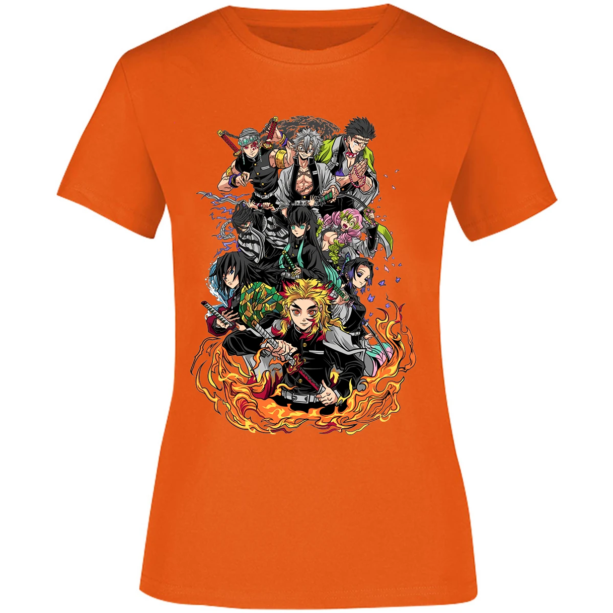 Blusa Demon Slayer Pilares Kimetsu Blusa para Mujer 18