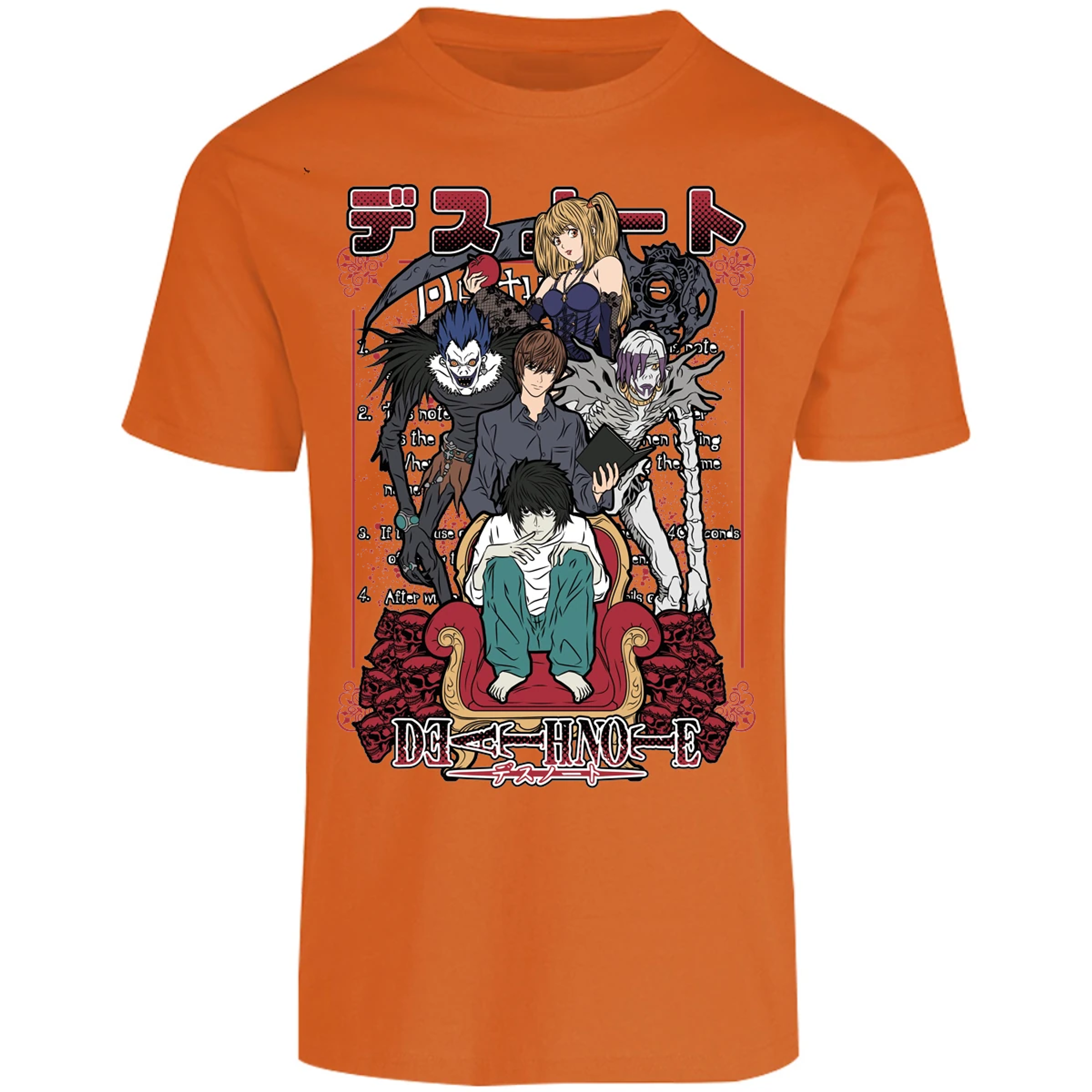 Playera Dragon Ball Death Note Anime para Adulto 14