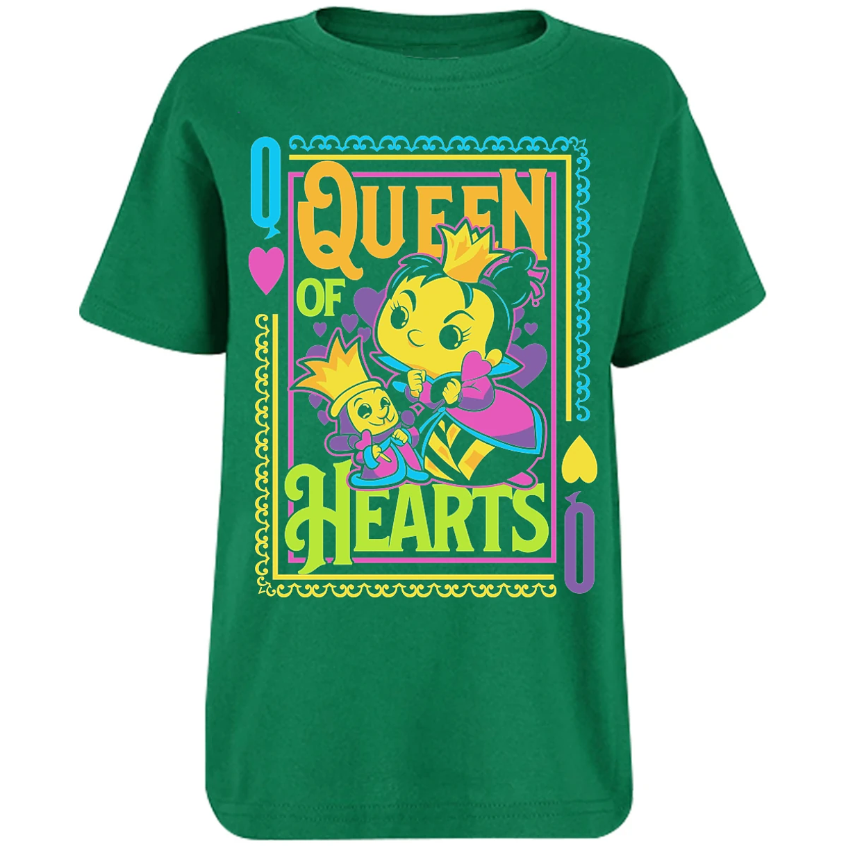 Playera Disney Queen Hearts Funko para Niño 17