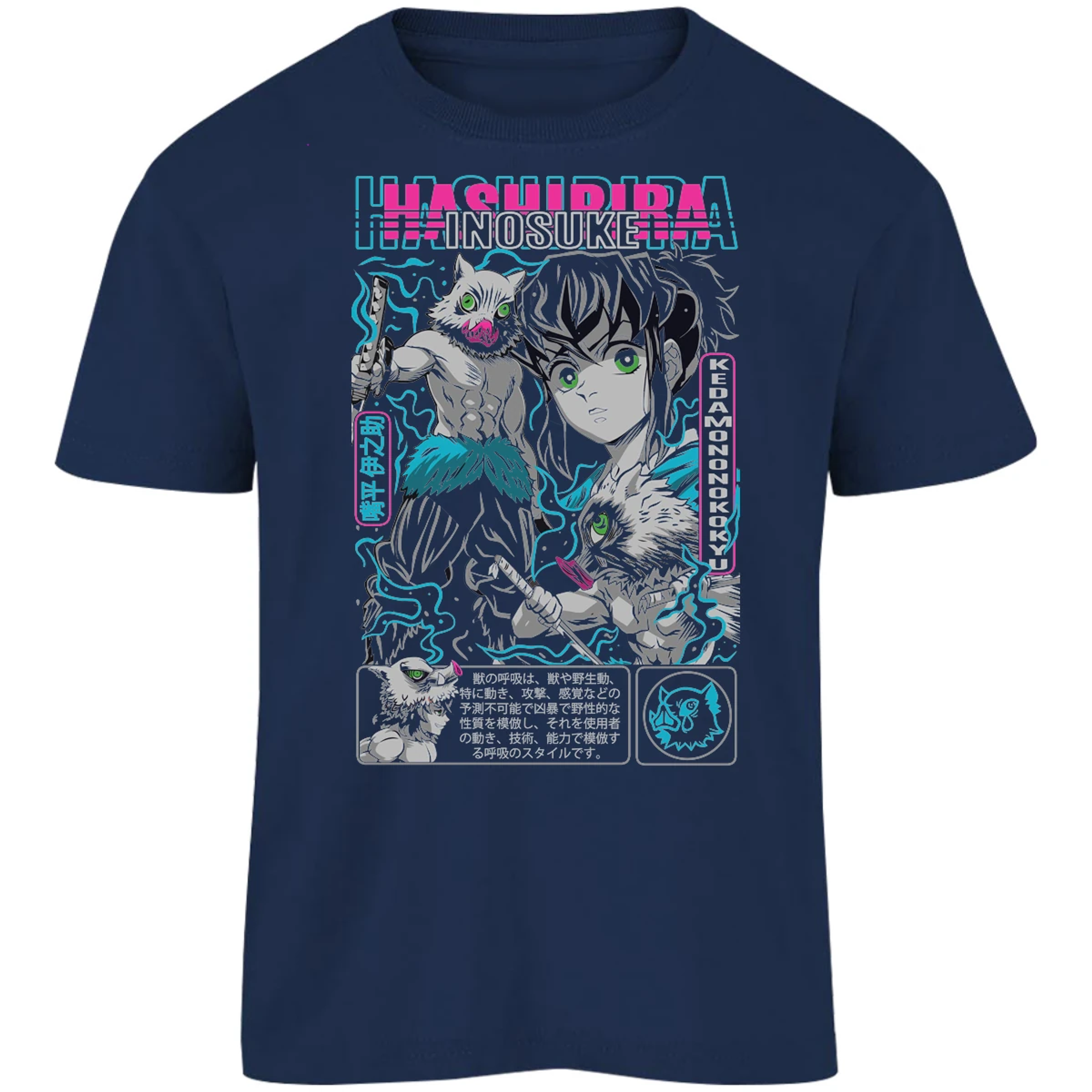 Playera Demon Slayer Inosuke para Niño 10
