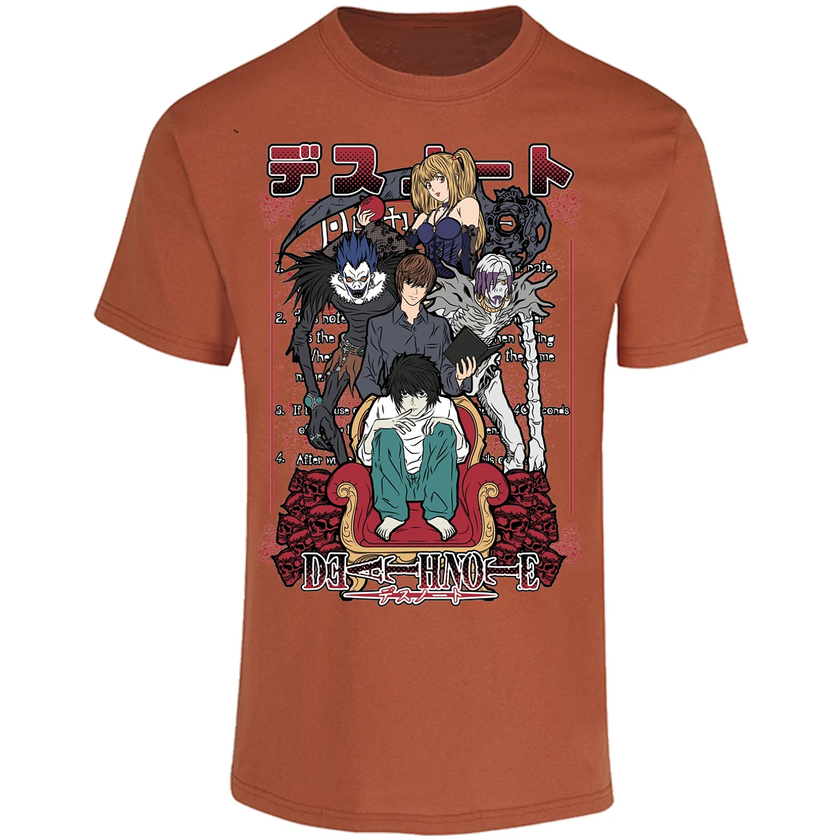 Playera Dragon Ball Death Note Anime para Adulto 15