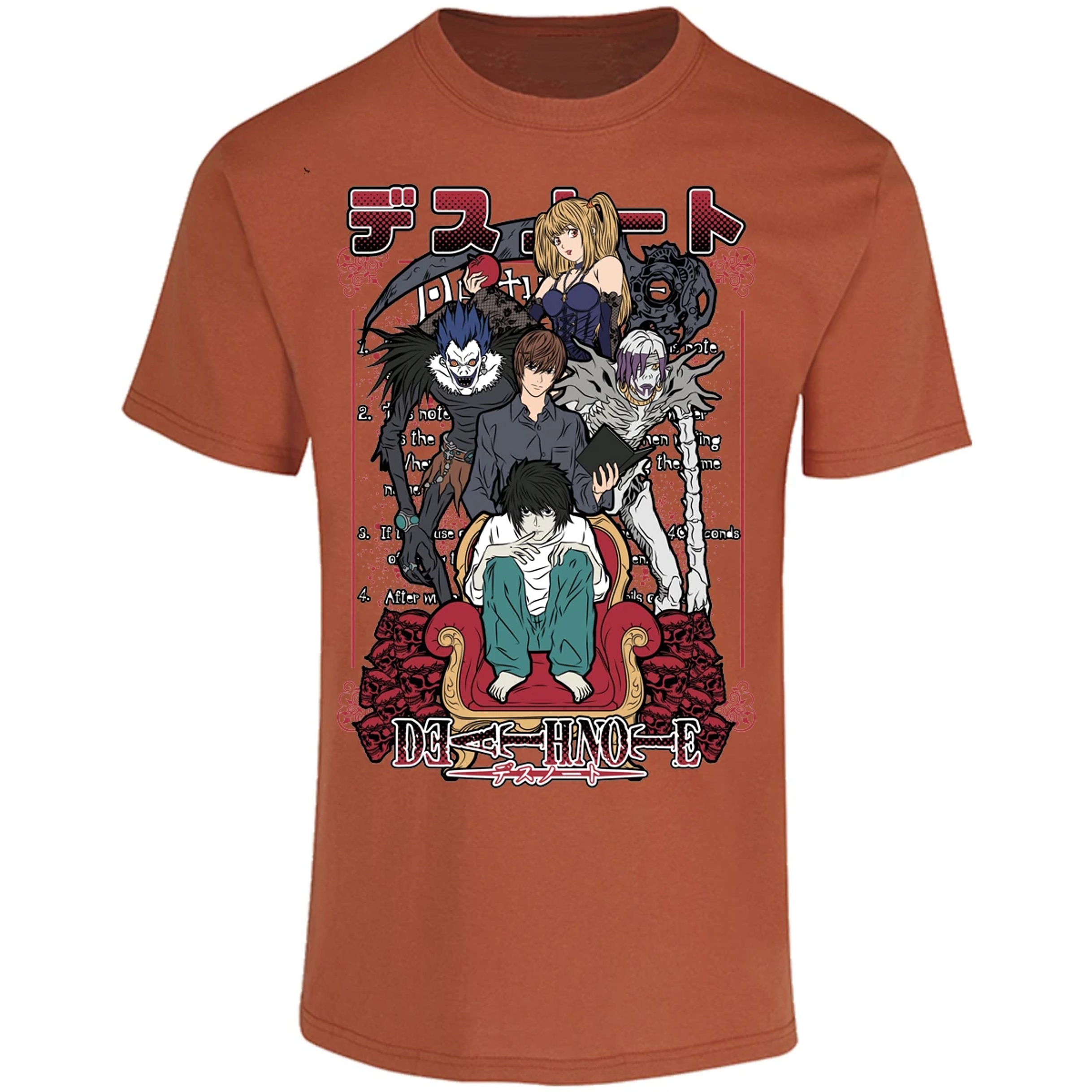Playera Dragon Ball Death Note Anime para Adulto 15