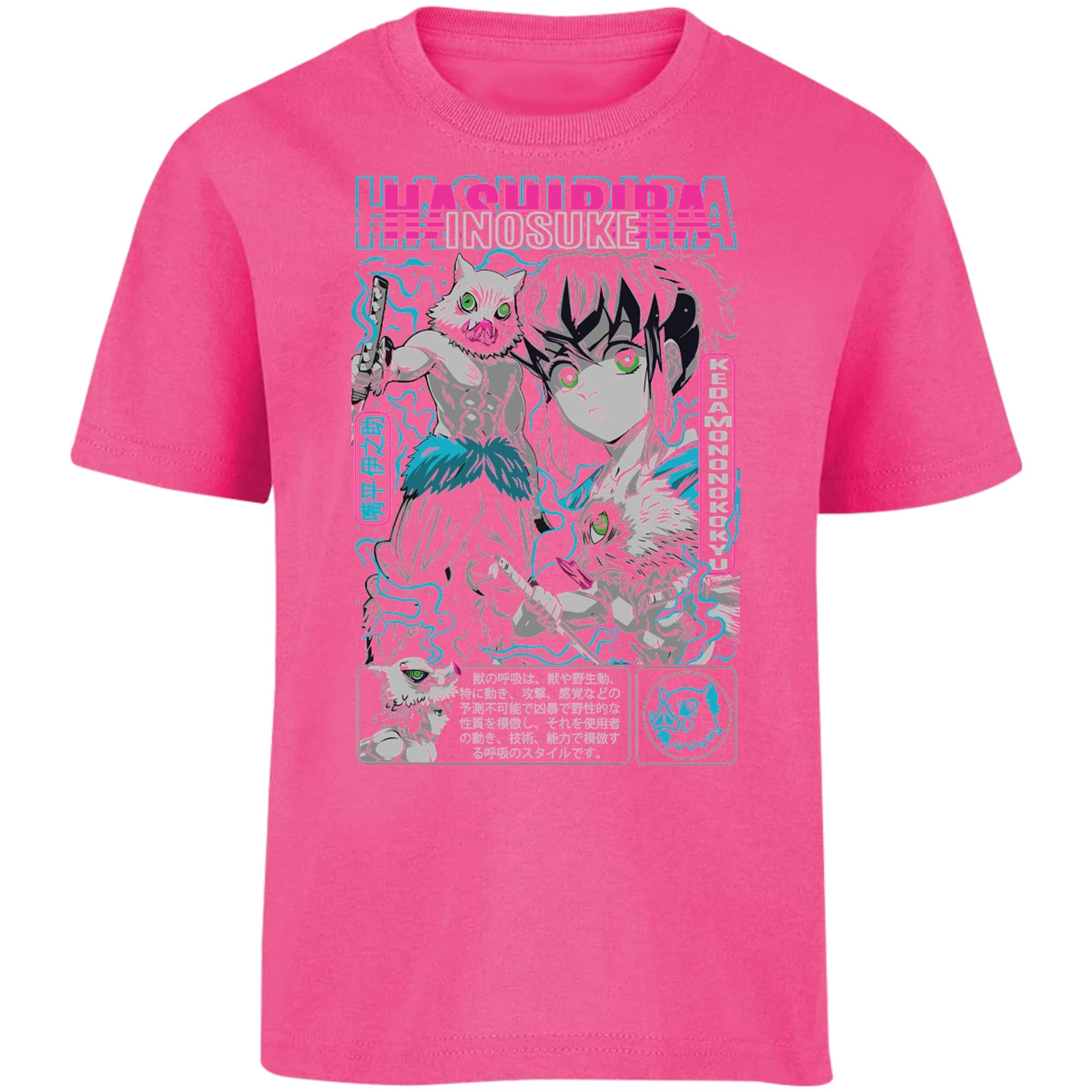 Playera Demon Slayer Inosuke para Niño 2