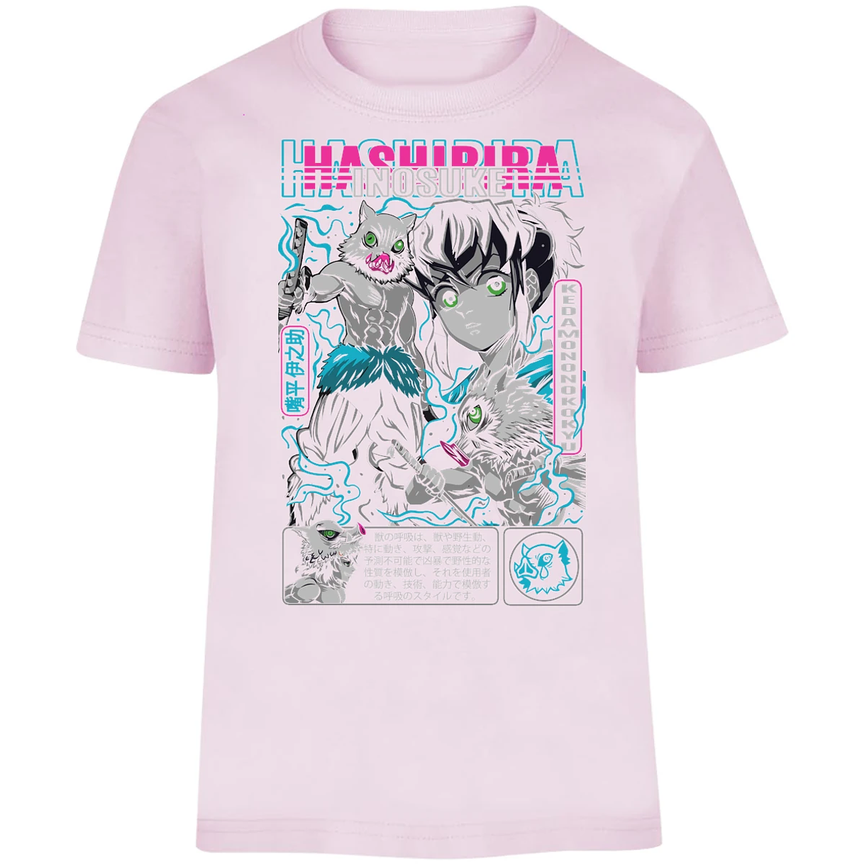 Playera Demon Slayer Inosuke para Niño 17