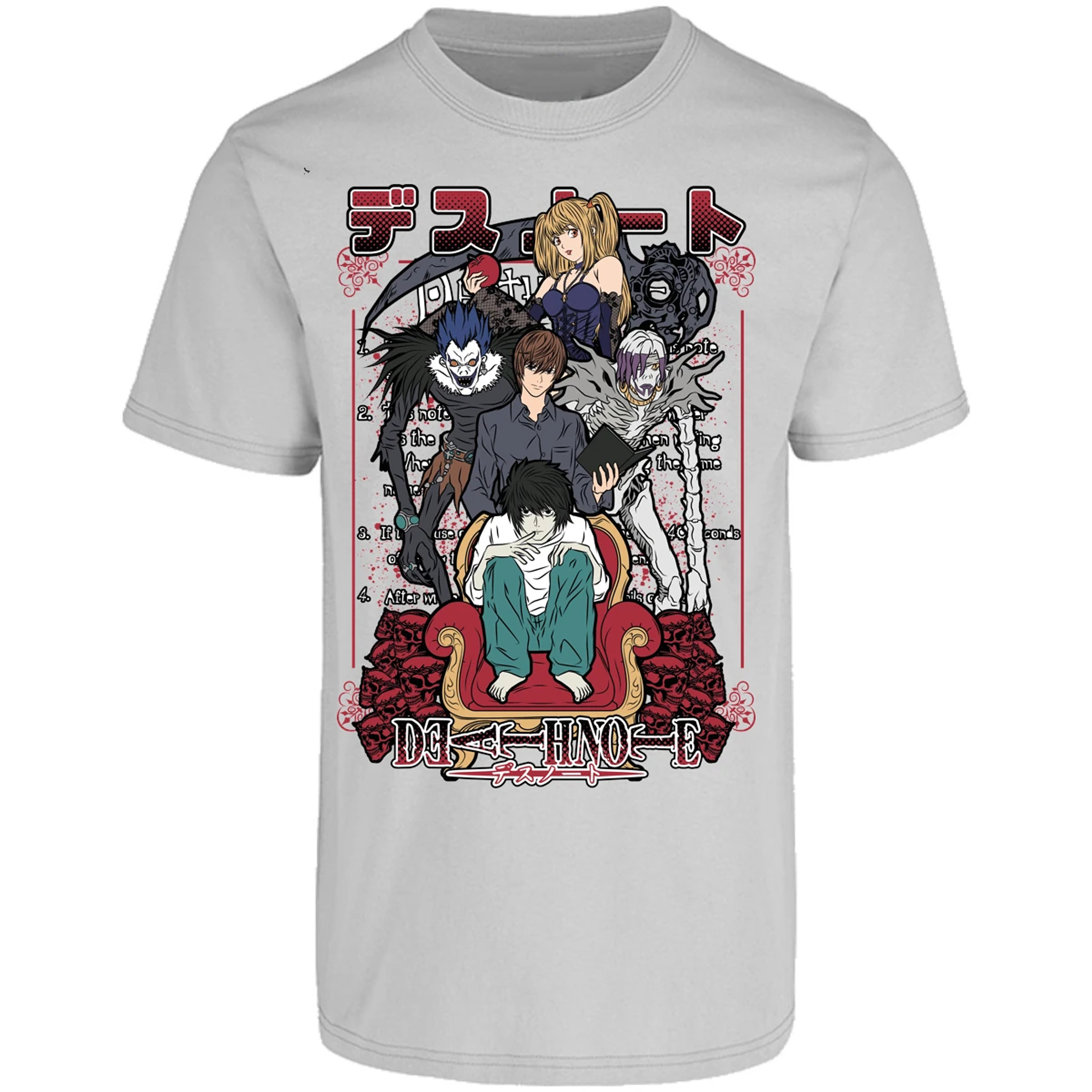Playera Dragon Ball Death Note Anime para Adulto 20