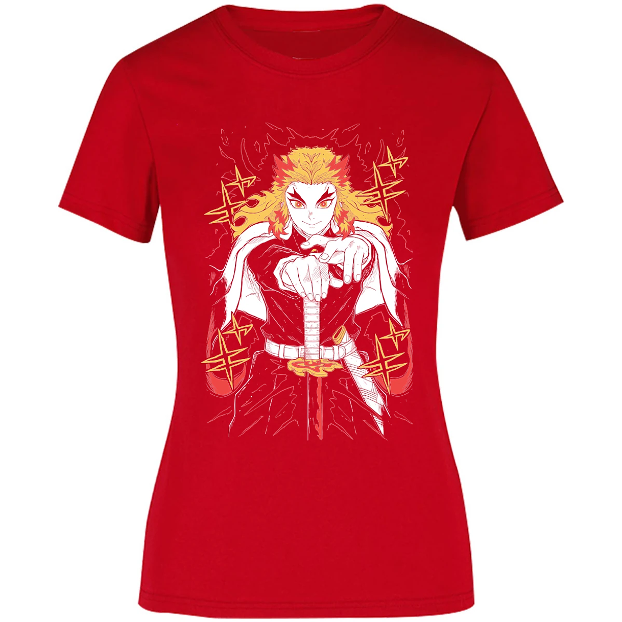 Blusa Demon Slayer Rengoku Blusa para Mujer 6