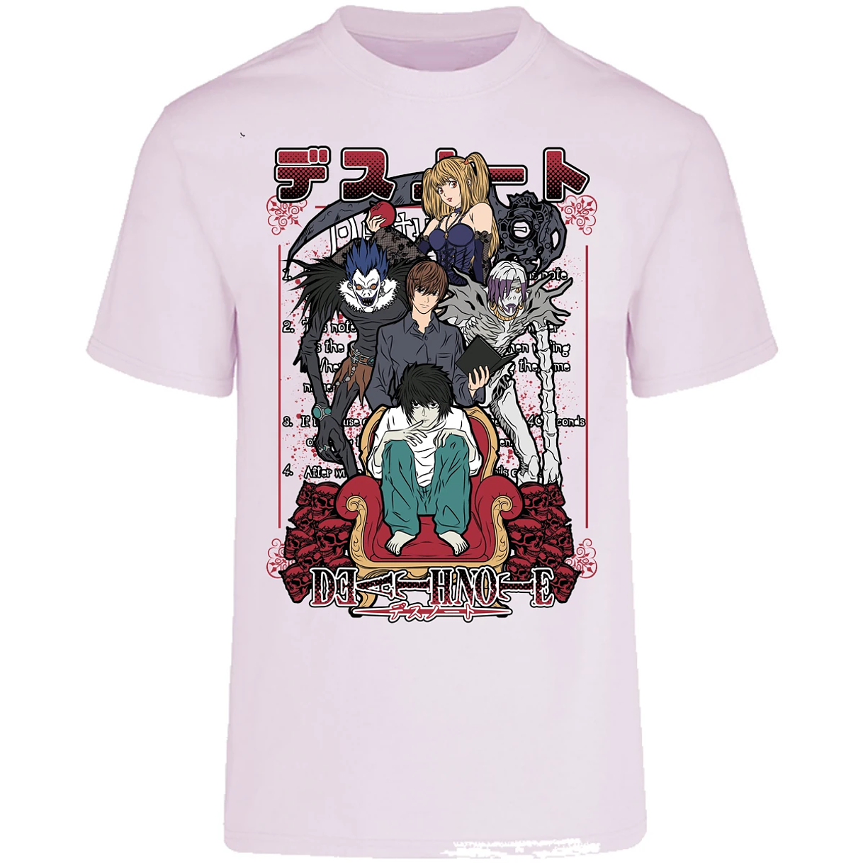 Playera Dragon Ball Death Note Anime para Adulto 30