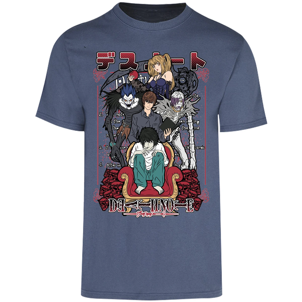 Playera Dragon Ball Death Note Anime para Adulto 4