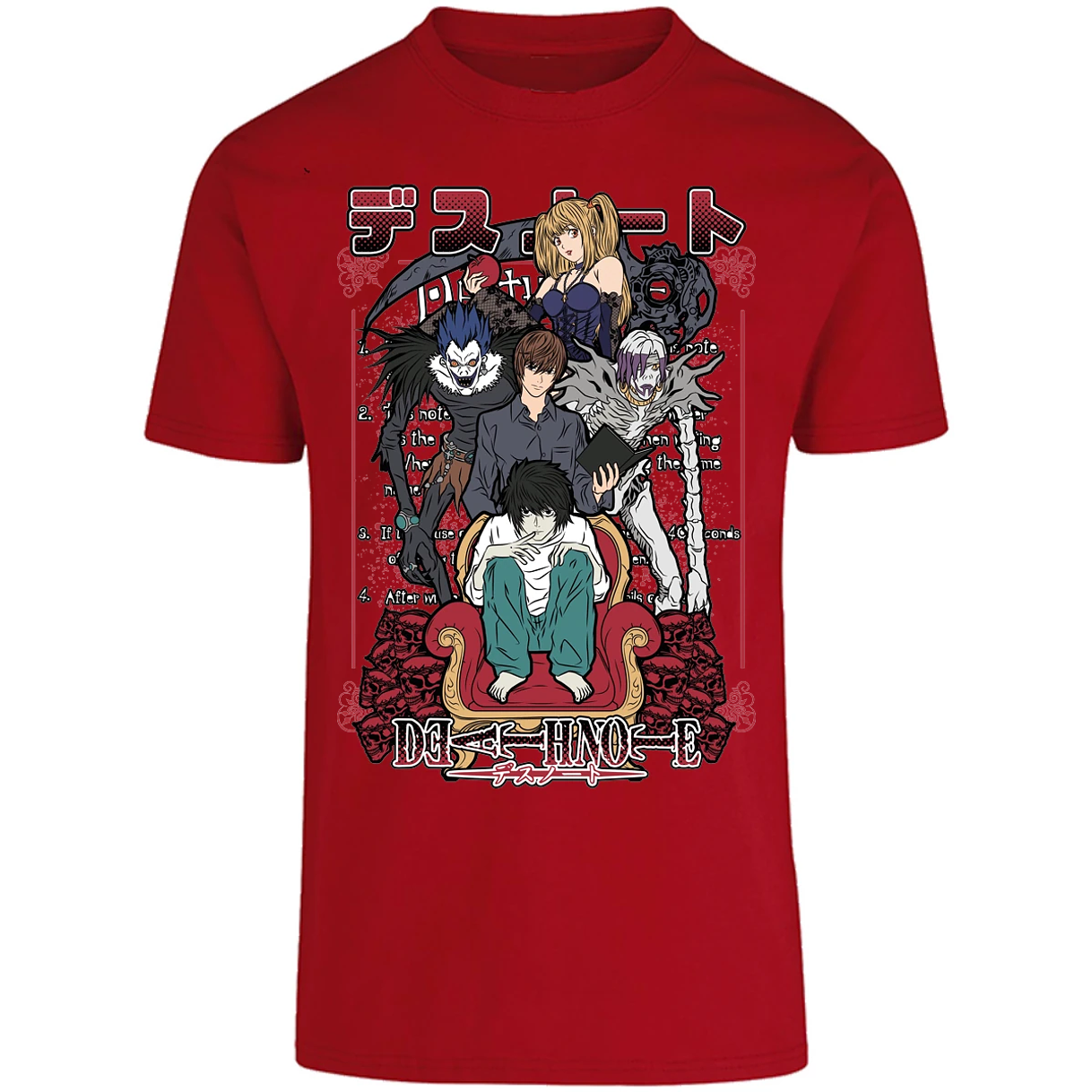Playera Dragon Ball Death Note Anime para Adulto 11